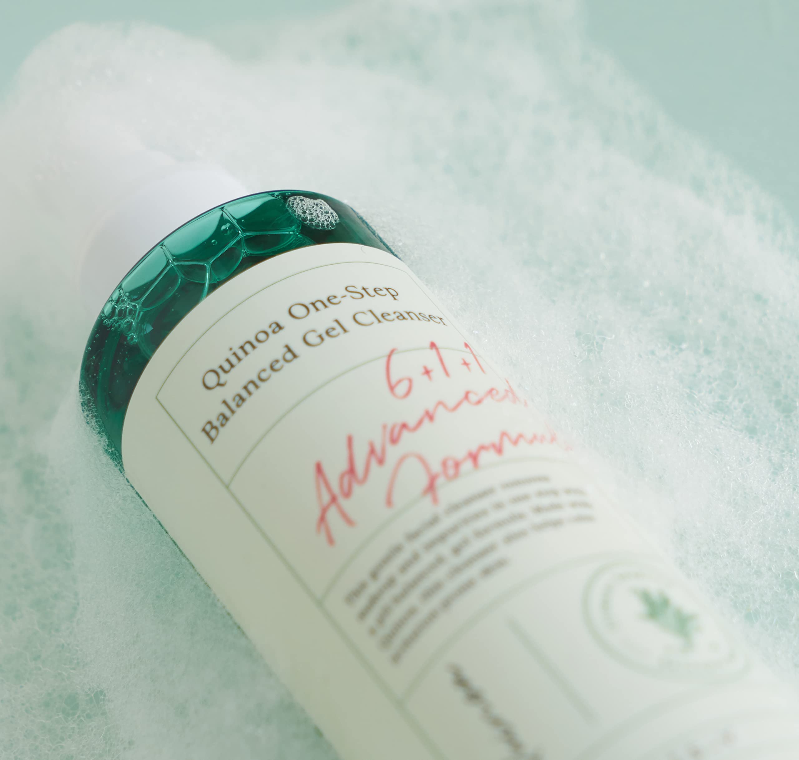 Axis-Y Quinoa One Step Balanced Gel Cleanser 180Ml / 6.08 Fl. Oz | Gentle Facial Cleanser | Sensitive Skin | Ph Balancing Cleans