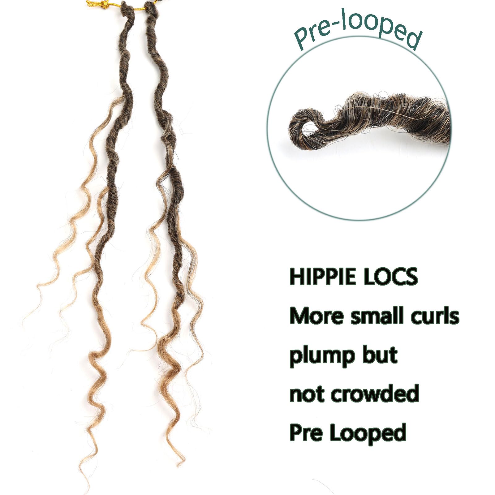 Lmzim 24 Inch Goddess Locs Crochet Hair 8 Packs Faux Locs Crochet Hair For Black Women Pre Looped River Locs Crochet Hair With C