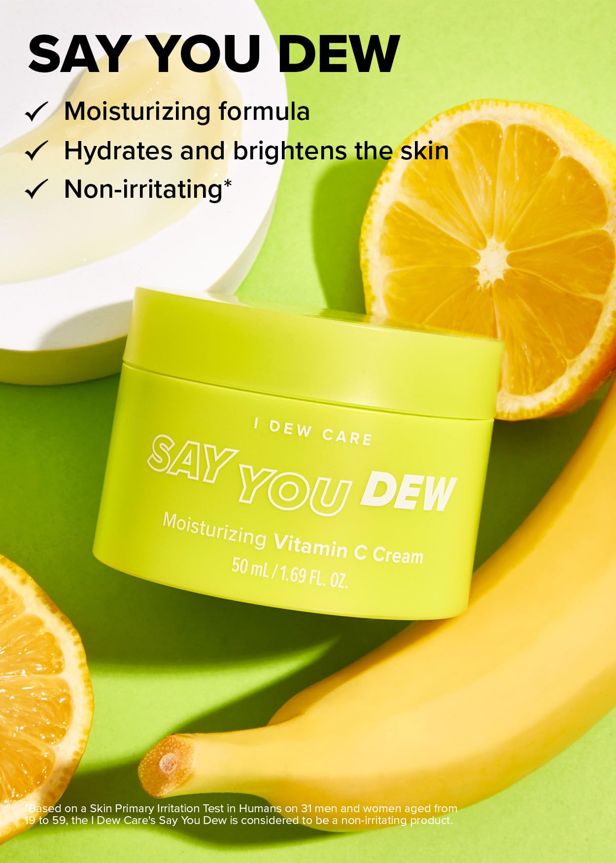 I Dew Care Vitamin C Face Moisturizer | Korean Skin Care Routine Panthenol, Niacinamide, Non-Irritating, Hydrate And Illuminate