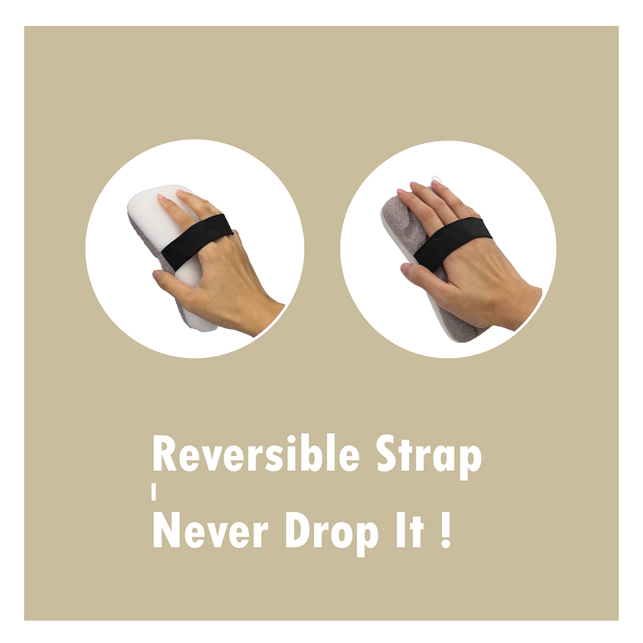 Myhomebody Luxury Mens Loofah Body Exfoliator, Loofah Sponge, Bath Sponge, Beauty Sponge Loofah For Women, 2 Sides, Dual Texture