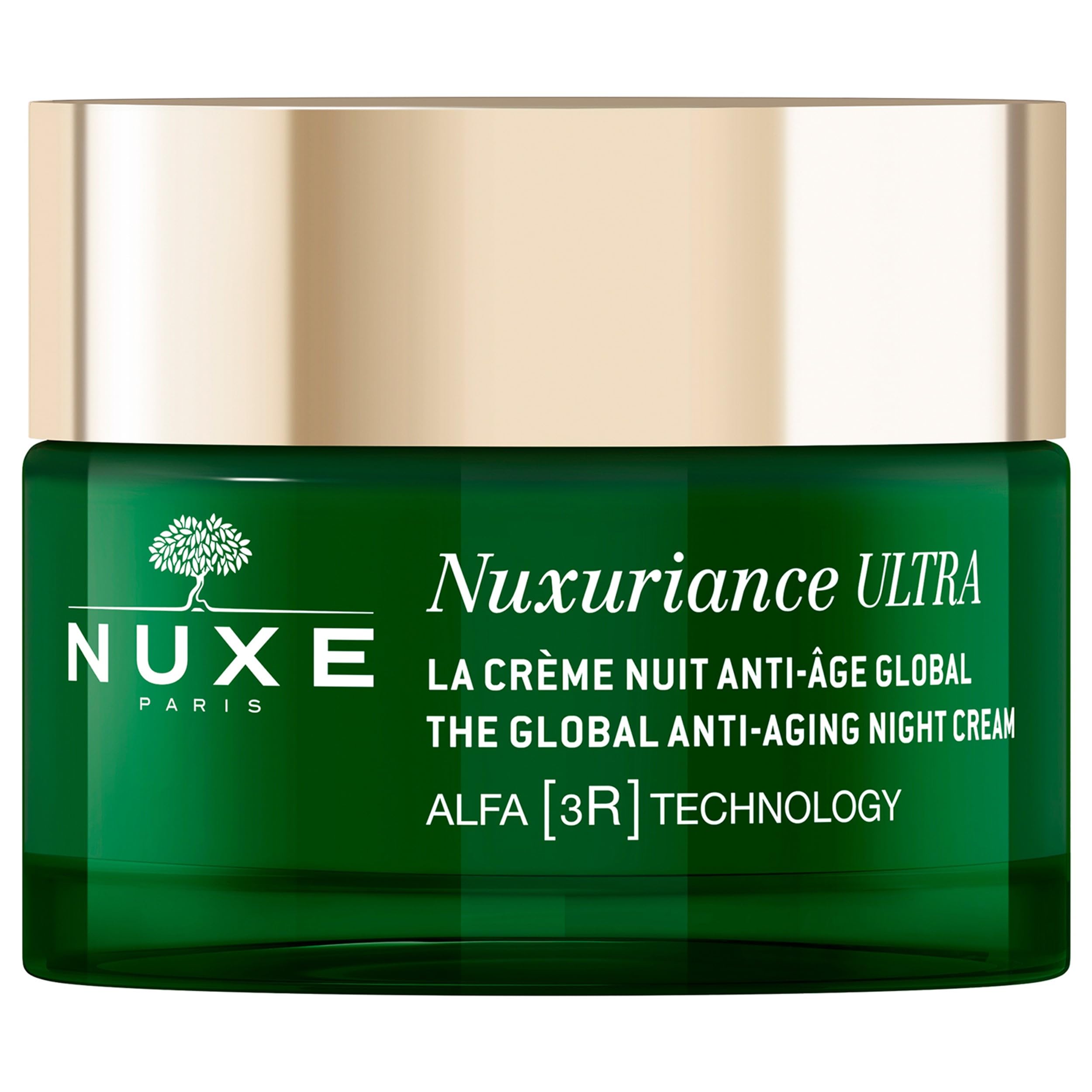 Nuxe Nuxuriance Ultra Global Anti-Aging Night Cream with Hyaluronic Acid and ALFA 3R Technology, Revitalize, Renewing, Resurfaci