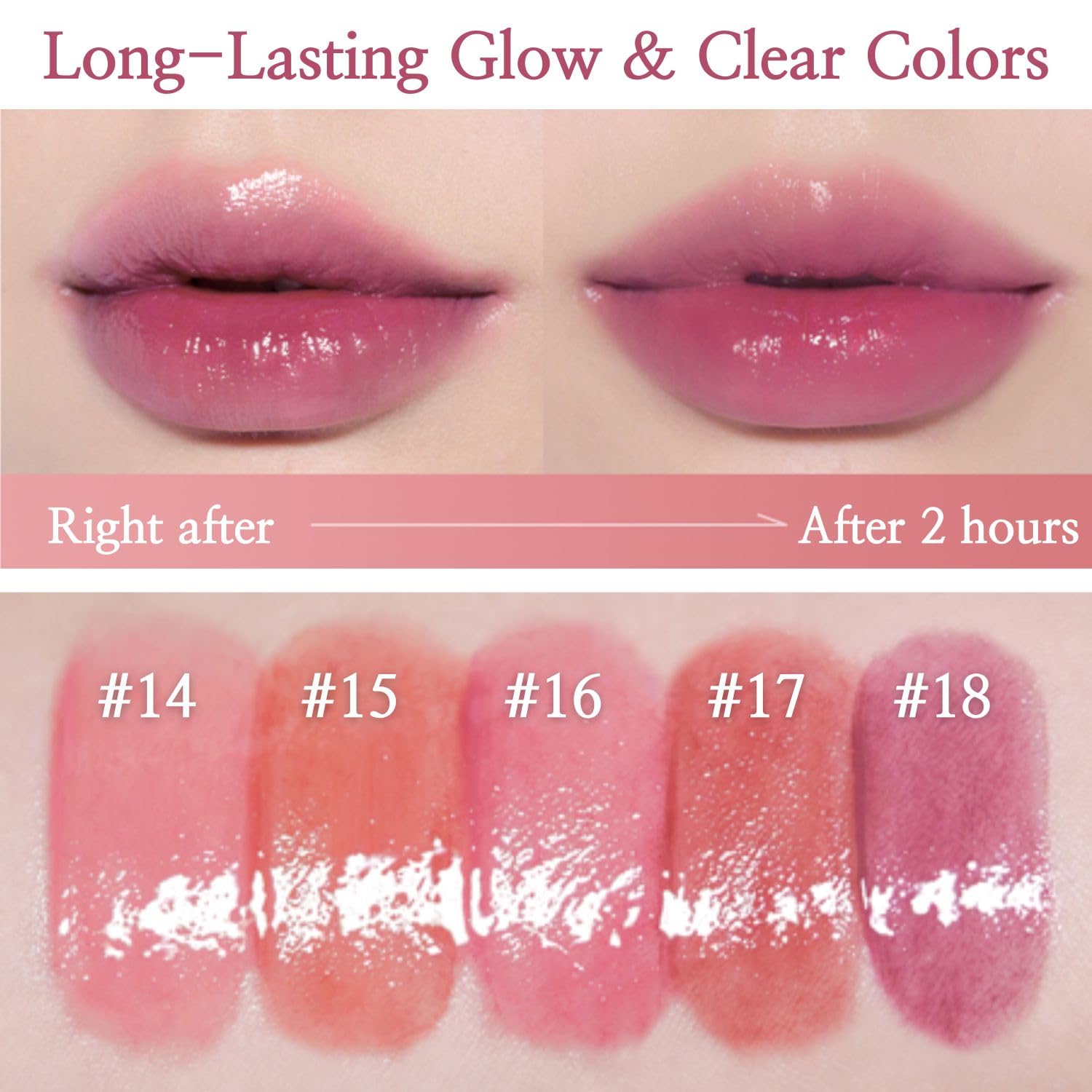 Bbia Glow Lip Tint - Lip Plumping, Volumizing Glossy & Glowy Lip Stain Naturally Moisturizing Comfortable Texture Lightweight Lo