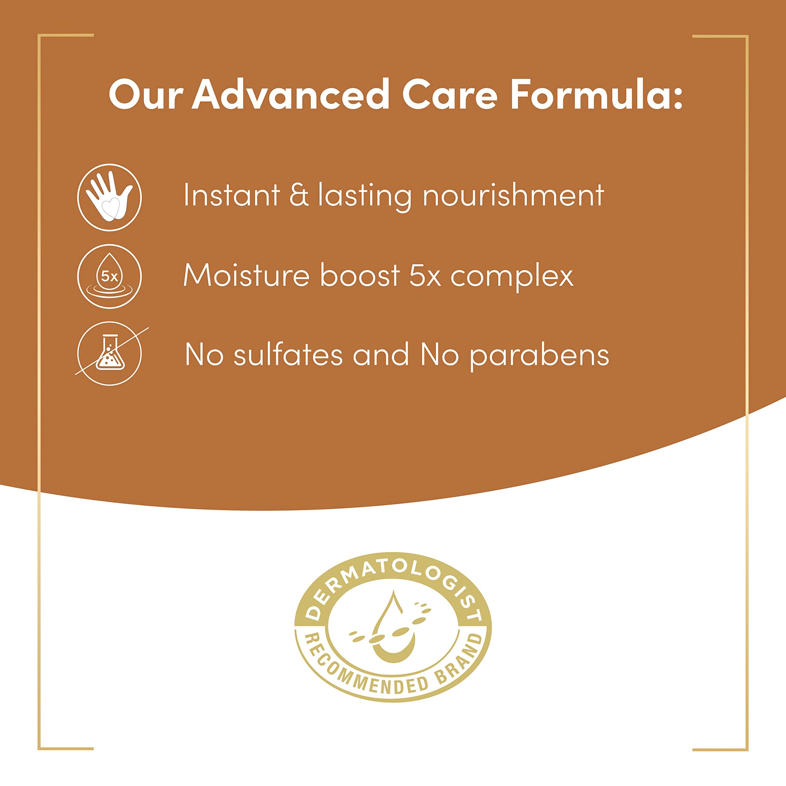 Dove Advanced Care Hand Wash Shea Butter & Warm Vanilla Pack of 3 For Soft, Smooth Skin, More Moisturizers Than The Leading Ordi