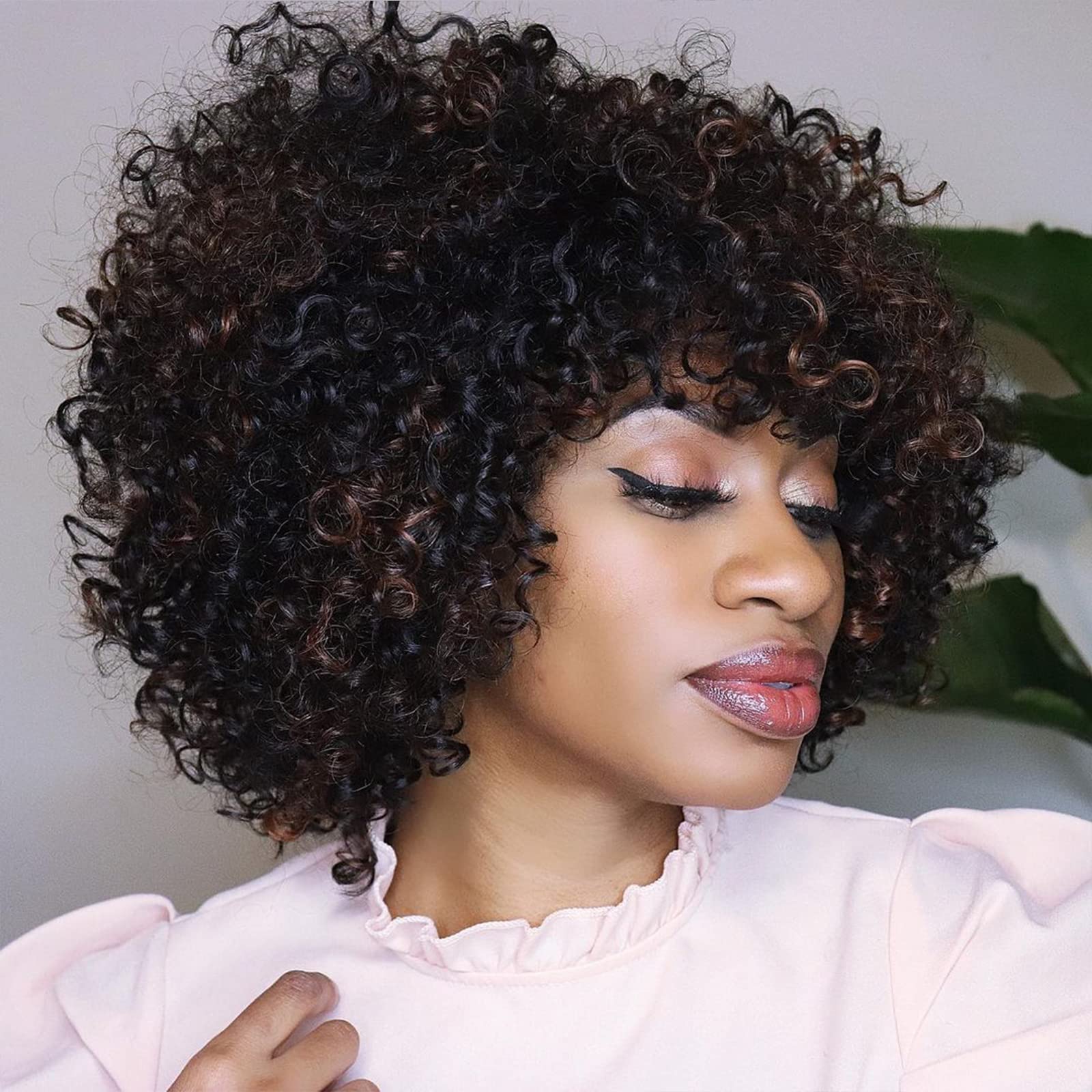 Toyotress Beach Curl Crochet Hair - 10 Inch 8 Packs Natural Black Ocean Wave Crochet Hair, Short Curly Water Wave Deep Twist For