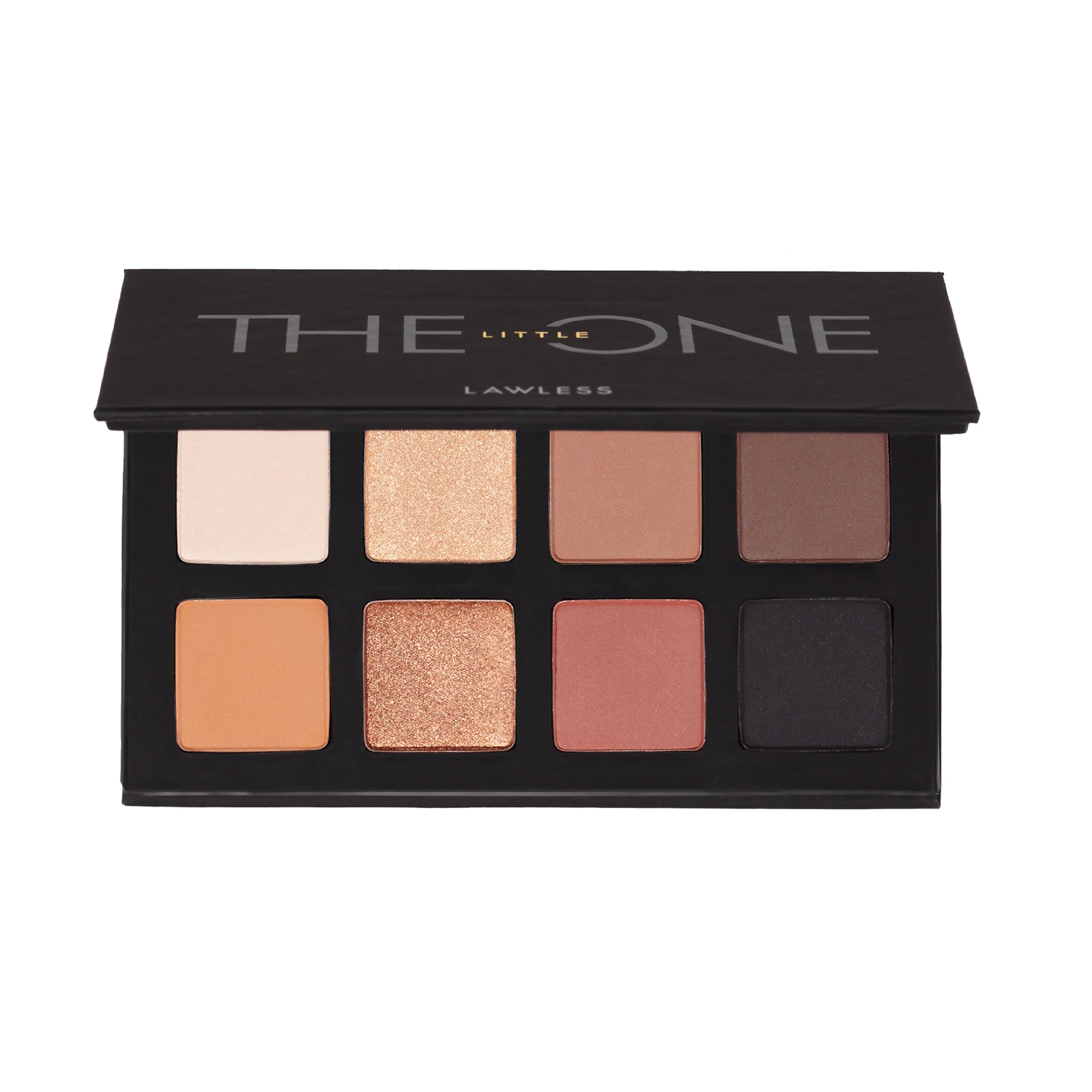Lawless The Little One Palette - Premium Talc-Free Eyeshadow Palette With Eight Neutral Classic Shades, Travel Size Palette