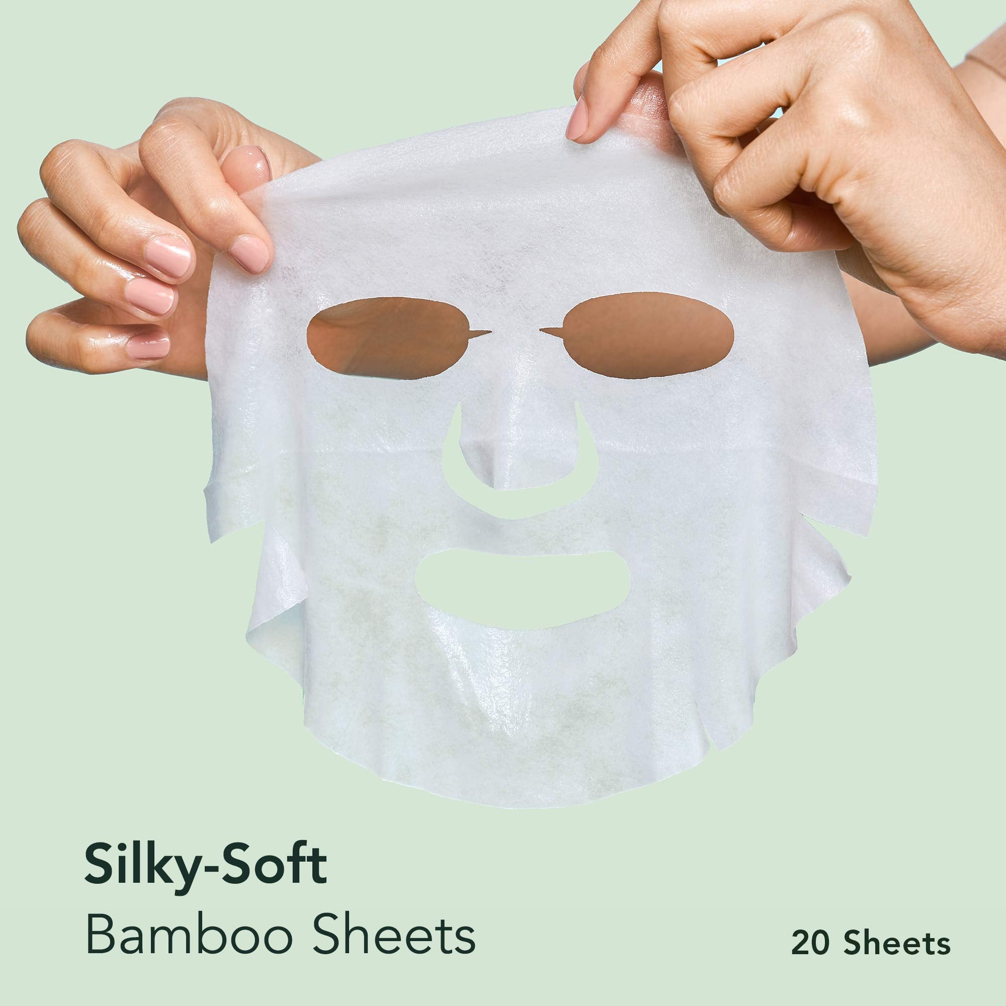 Rael Face Mask Skin Care, Bamboo Facial Mask Sheet Set - Variety Pack, Korean Skincare, All Skin Types, Gift Set (5 Hydration, 5