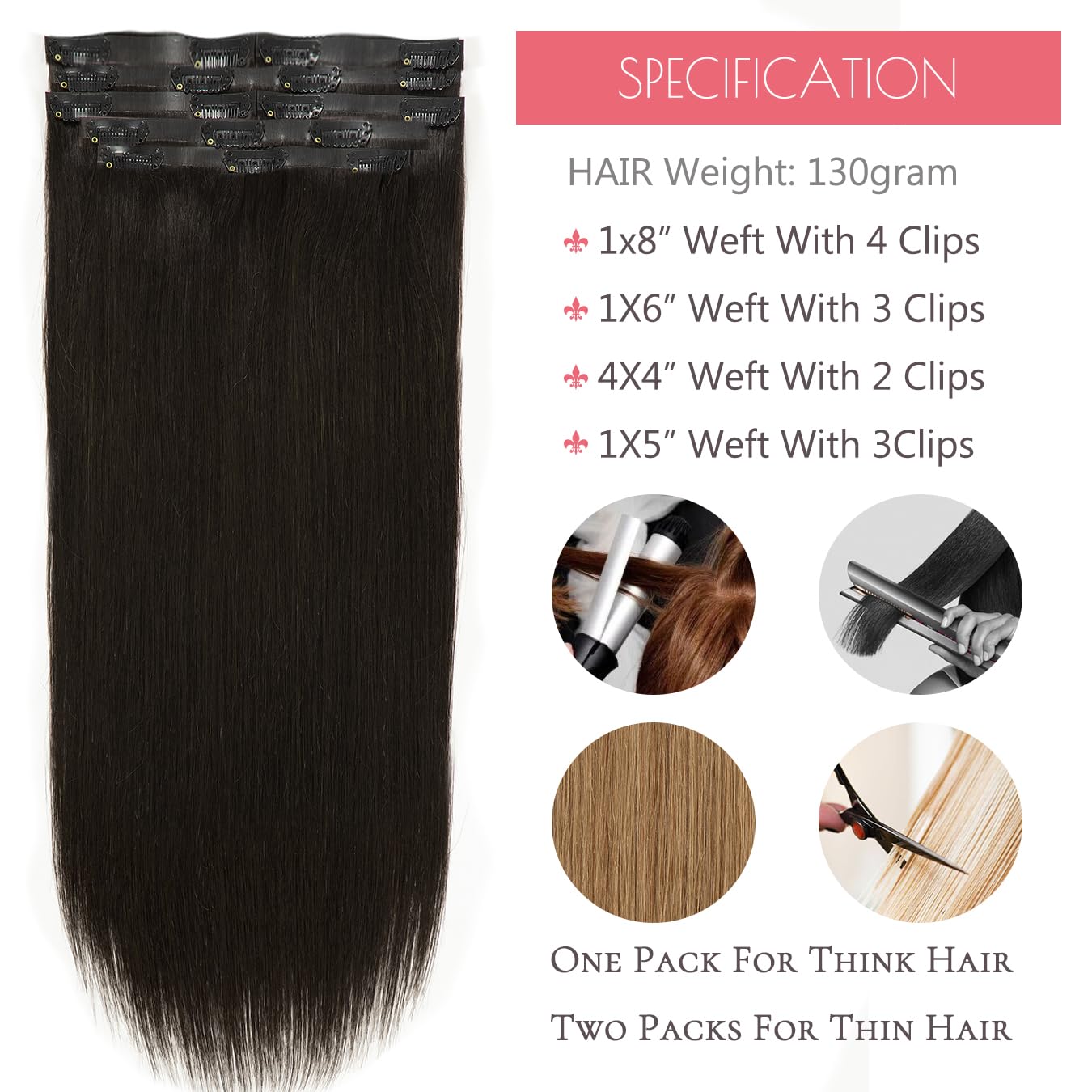 Loxxy Human Hair Clip In Extensions Thin Pu Weft Natural Black Invisible Seamless Clip In Hair Extensions Real Human Hair Natura