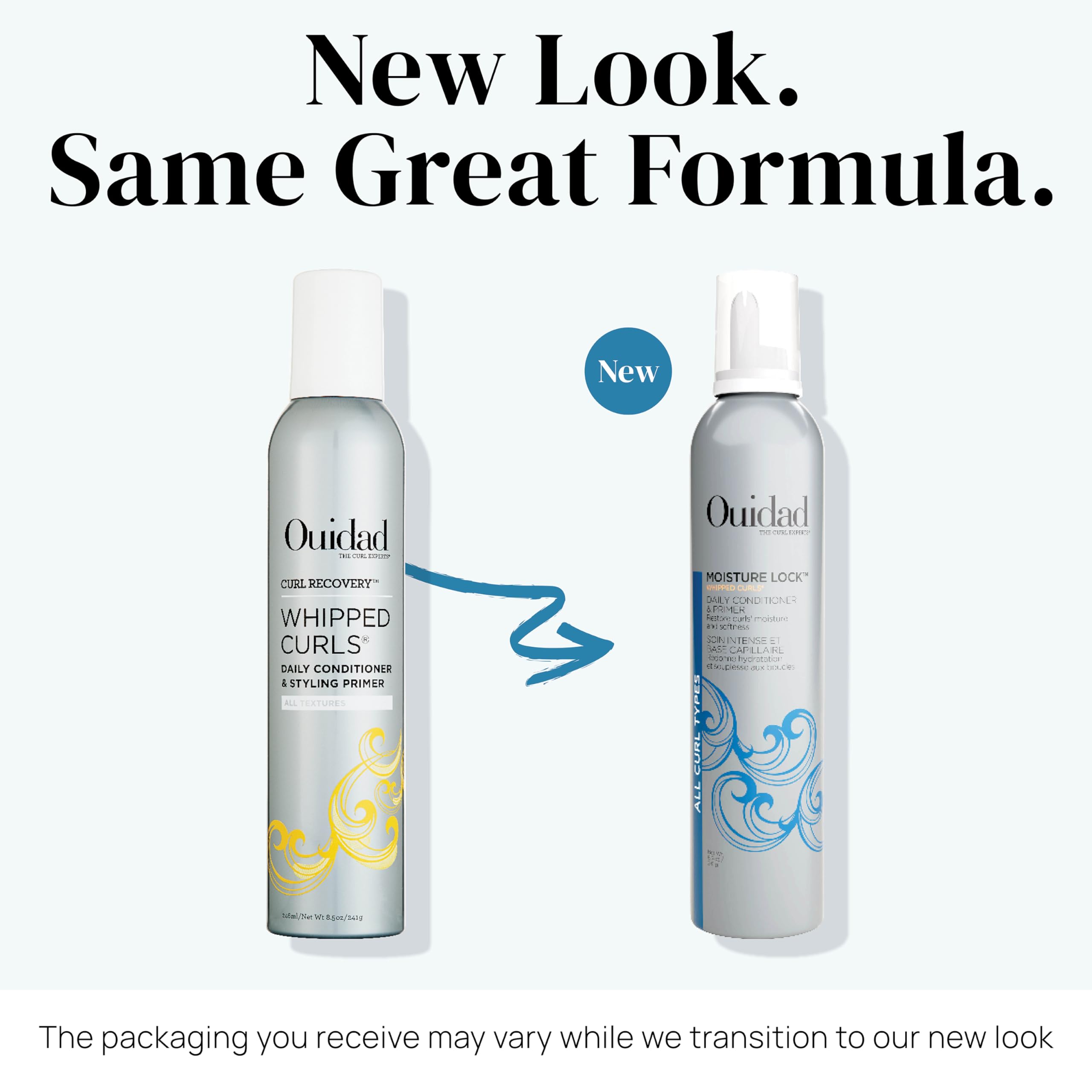 Ouidad Moisture Lock Whipped Curls Daily Hair Conditioner And Primer - 8.5 Fl Oz, Olive Oil, Shea Butter, And Glycerin, Curl Moi