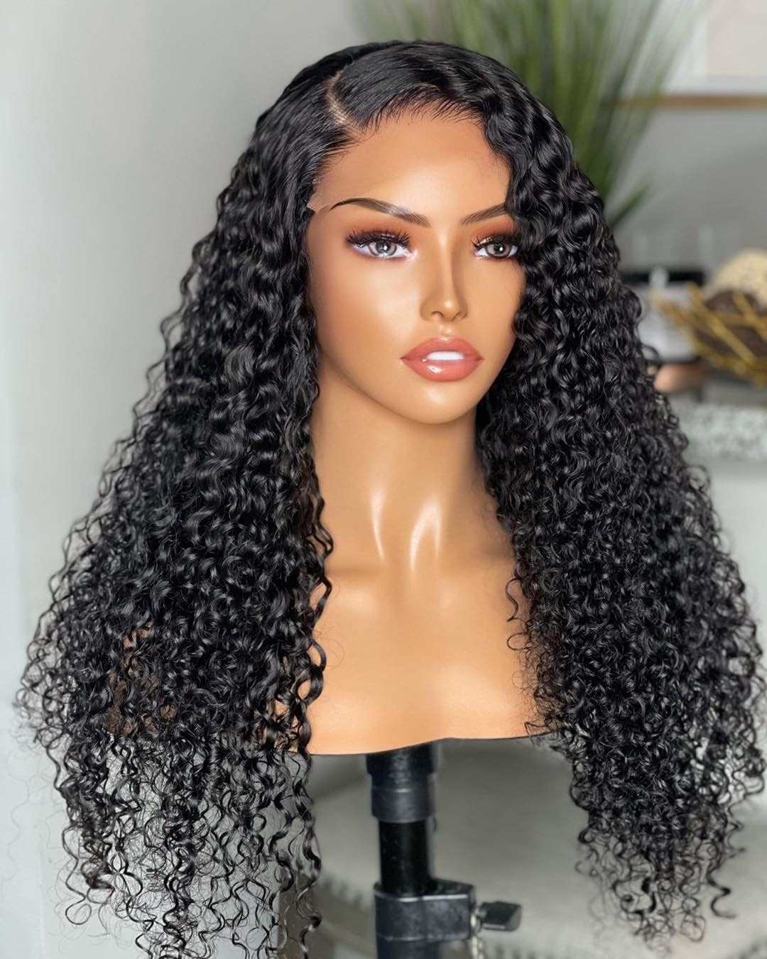 BEEOS 5x5 Curly SKINLIKE Real HD Lace Closure Wig, 250% Density 0.10mm Ultra-thin HD Lace Pre Plucked Natural Hairline Brazilian