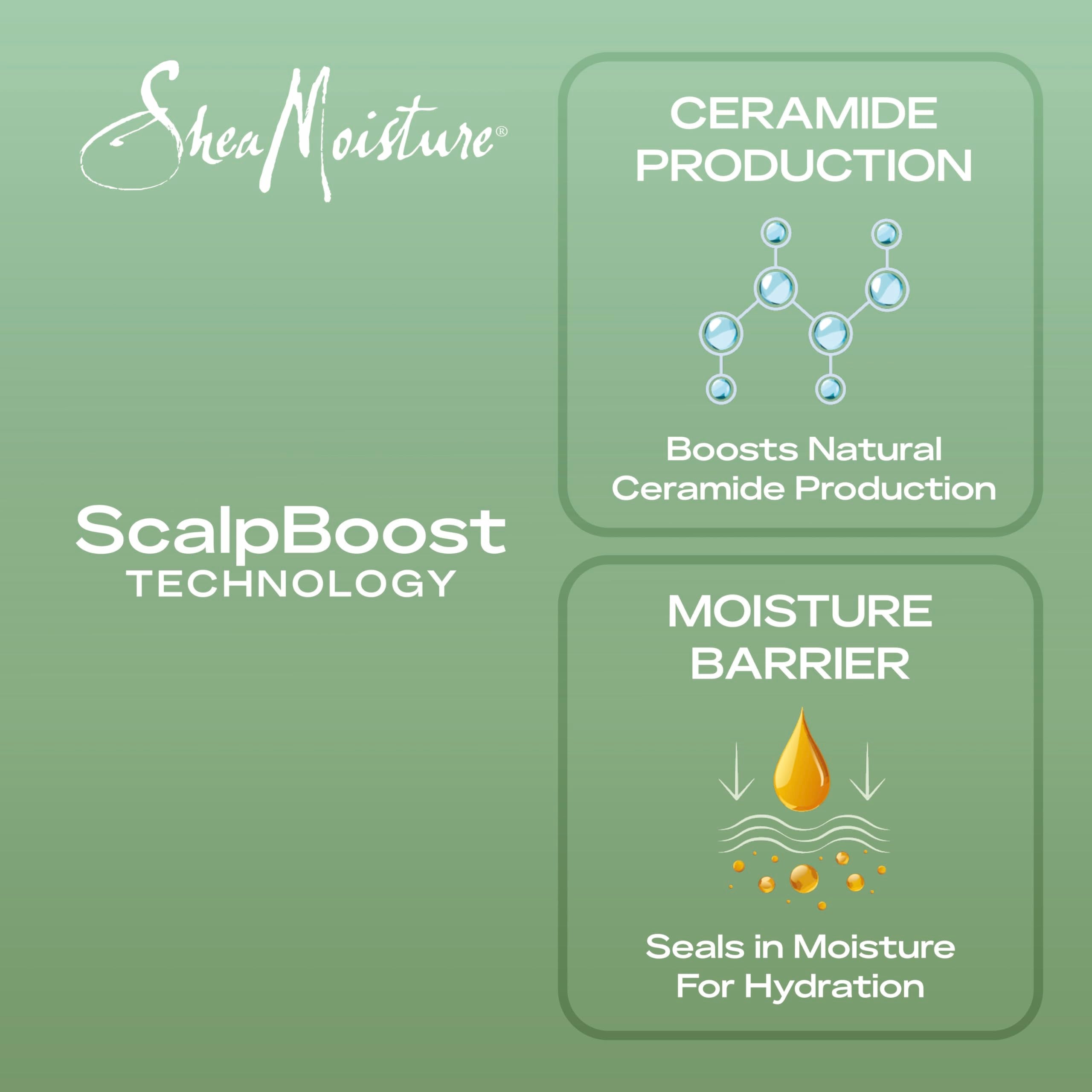SheaMoisture Strengthening Scalp & Hair Oil Rosemary & Vegan Collagen to Promote Length Retention & Invigorate the Scalp, with S
