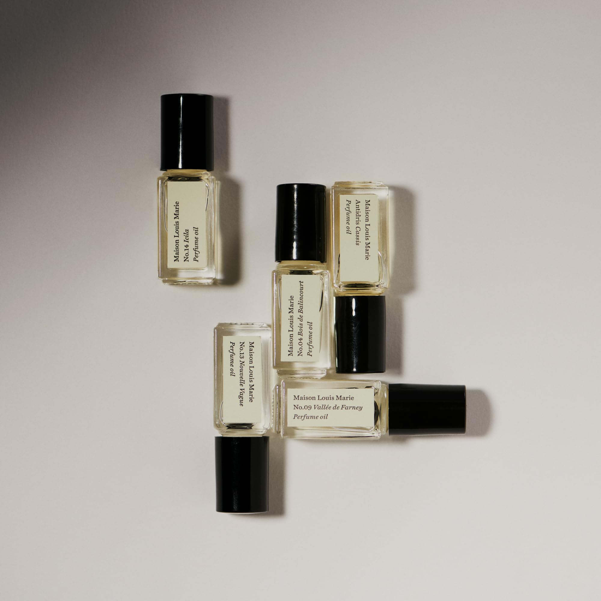 Maison Louis Marie - Natural Roll-On Perfume Oil 5-Piece Discovery Set | Luxury Clean Beauty + Non-Toxic Fragrance