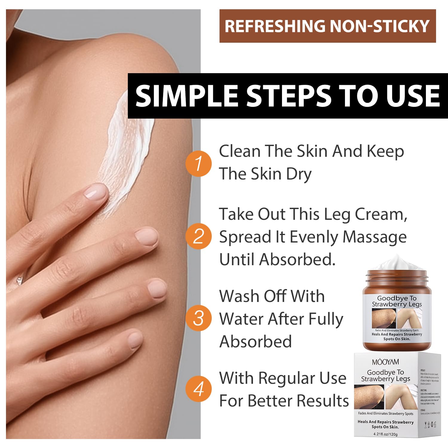 Strawberry Legs Treatment Cream For Women Keratosis Pilaris Lotion Chicken Skin Treatment Moisturizing Strawberry Skin Smooth Ra
