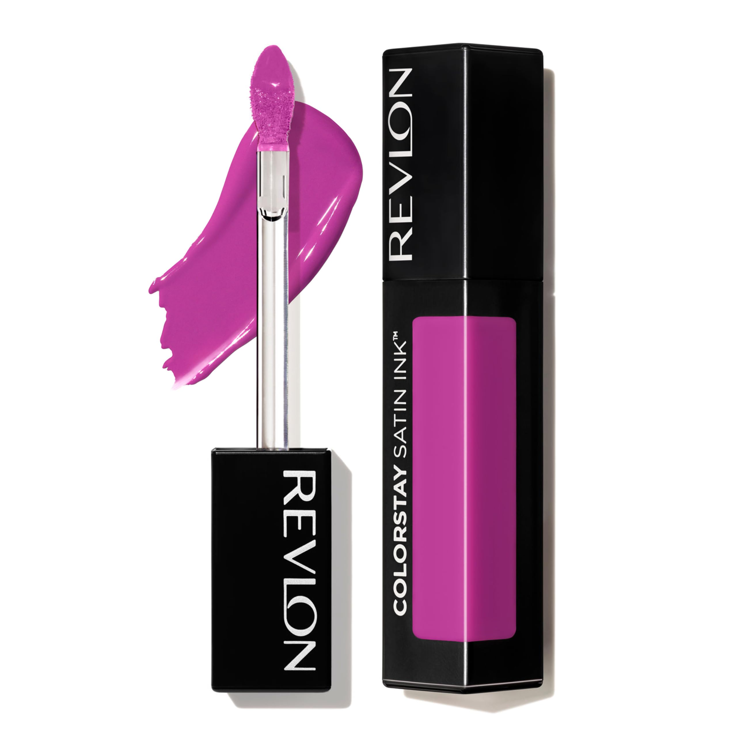 Revlon Liquid Lipstick, Face Makeup, Colorstay Satin Ink, Longwear Rich Lip Colors, Formulated With Black Currant Seed Oil, 011