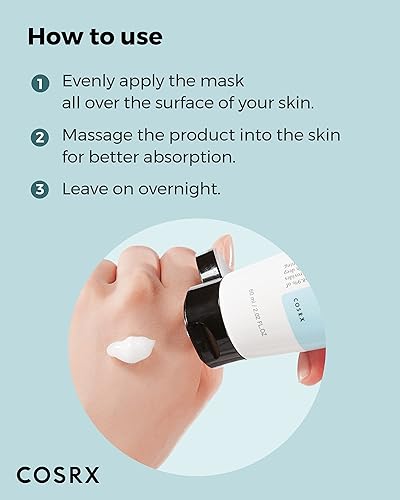 cOSRX Ultimate Nourishing Rice Overnight Spa Mask, 60ml  202 floz  Rice Extract 68% and Niacinamide 2%  Korean Skin care, Animal