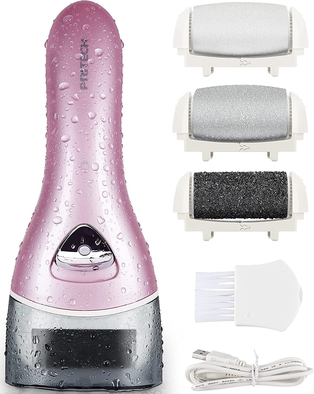 Electric Feet Callus Removers Rechargeable,Portable Electronic Foot File Pedicure Tools, Electric Callus Remover Kit,Professiona