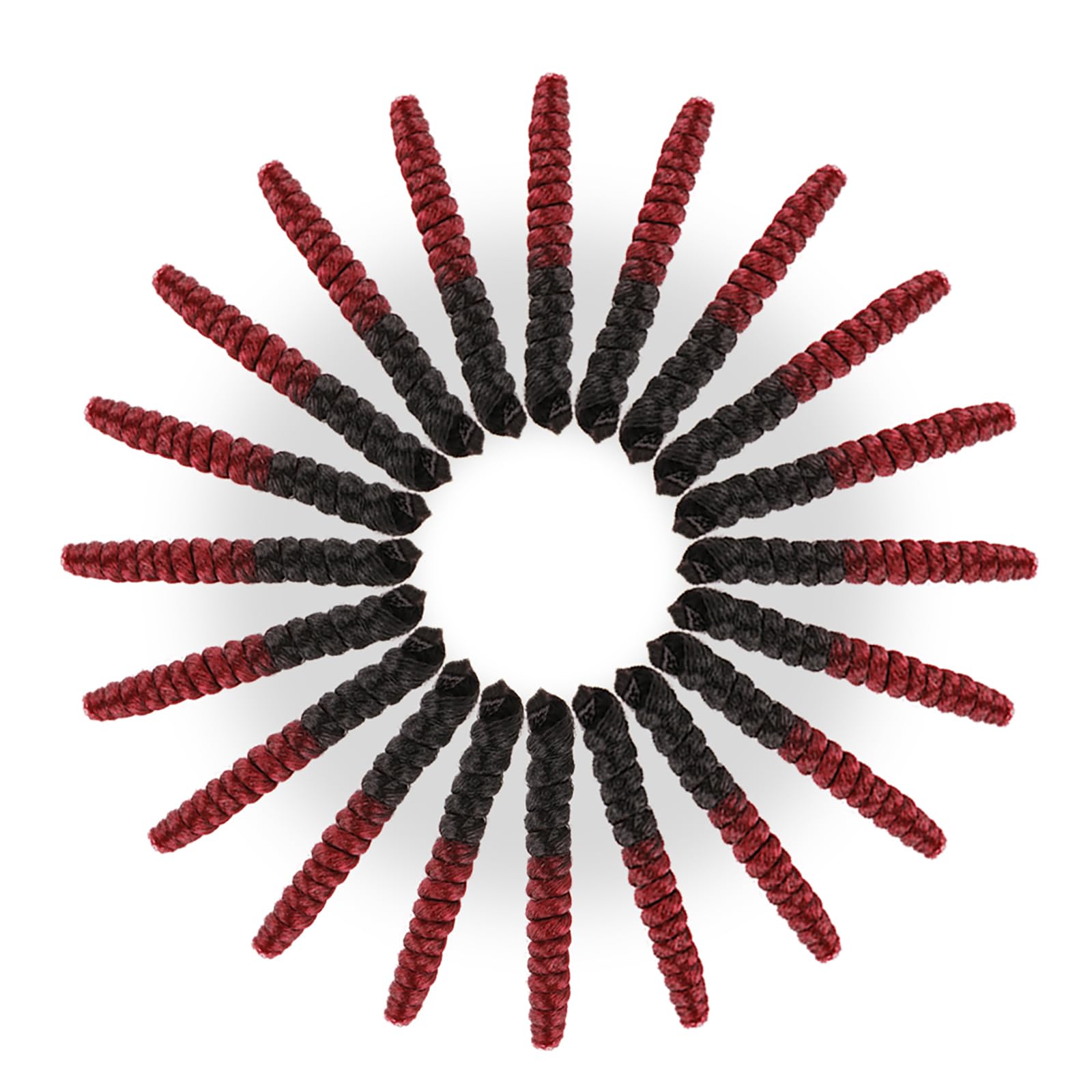 Becus 20Inches Carrie Curl Toni Curl Crochet Braids Hair For Black Women Synthetic Short Braiding Curl Diameter (8Mm) Tapered Cu