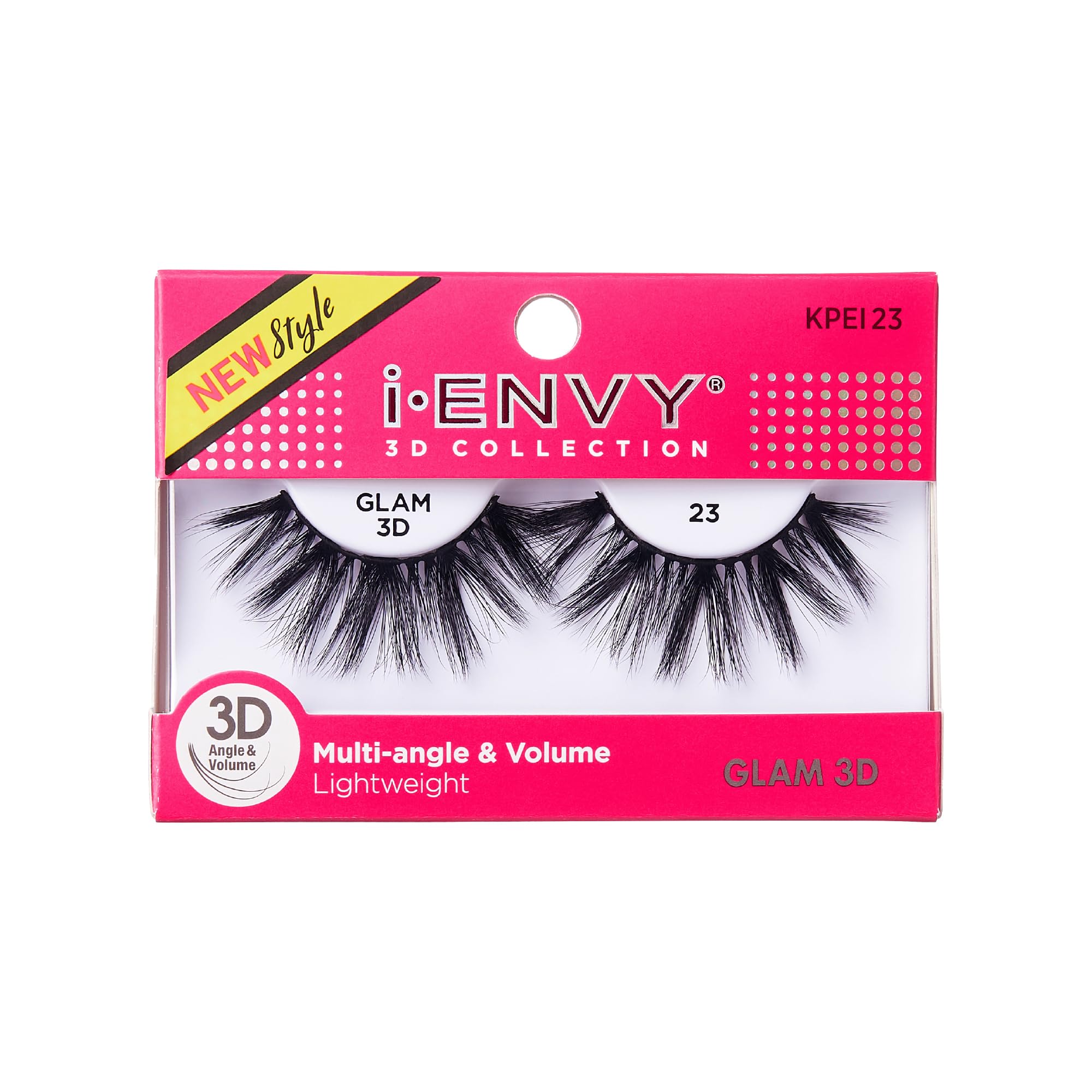 iEnvy False Eyelashes D Glam Collection Multiangle & Volume Lashes