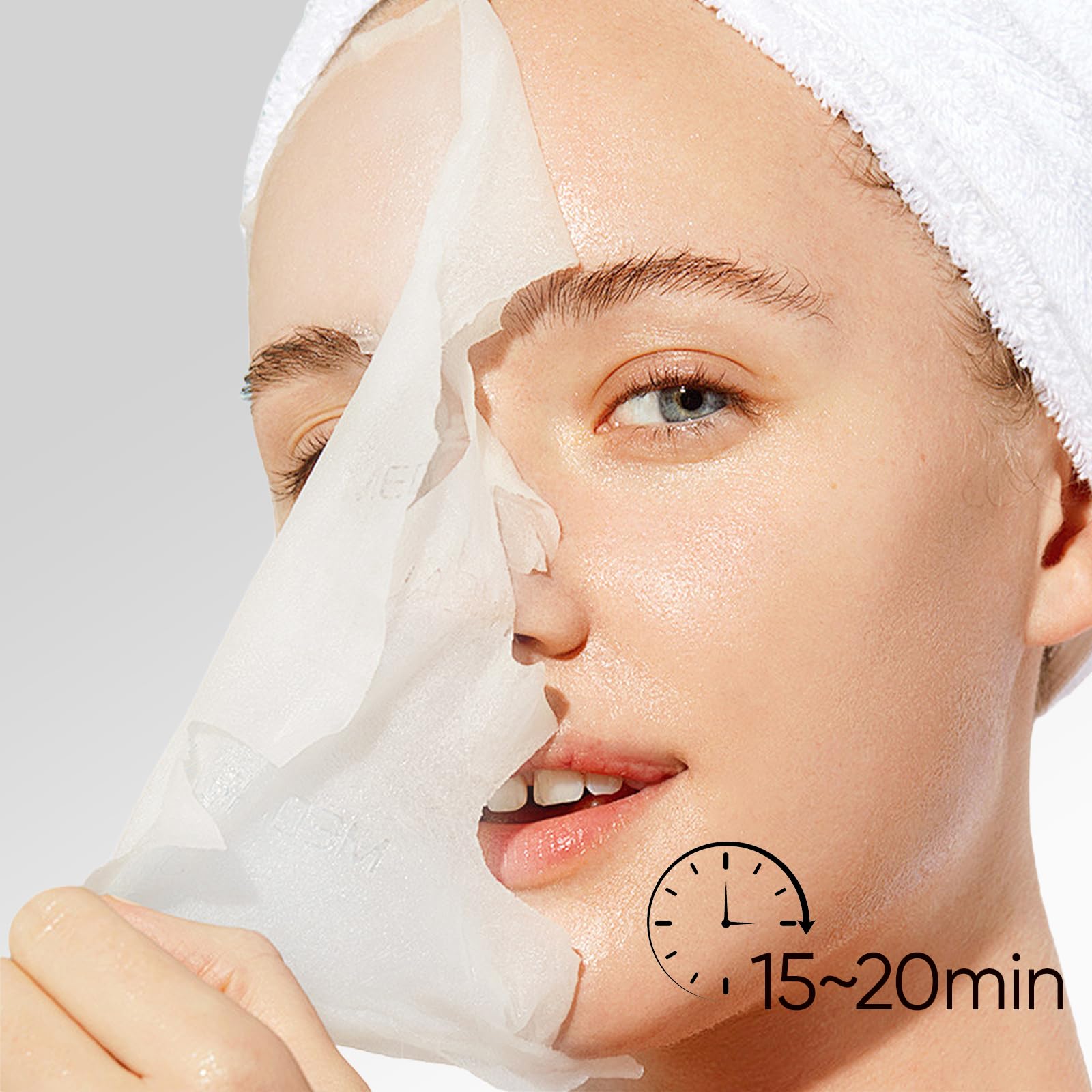 GUOYAOLIFU 10PCS Nourishing Milk Face Mask - Hydrating and Moisturizing Skincare Replenish and Restore Dry Skin Skin Care for Wo