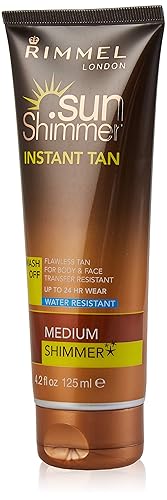 Sunshimmer Water Resistant Instant Tan Wash Off Shimmer - Medium