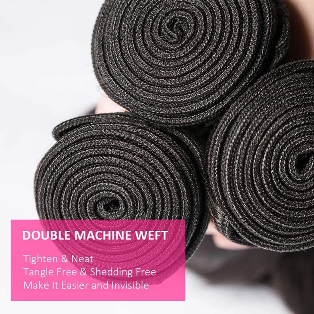 Body Wave Bundles Human Hair 100% Unprocessed Brazilian Virgin Human Hair 4 Bundles(14 16 18 20 Inch) Body Wave Human Hair Bundl