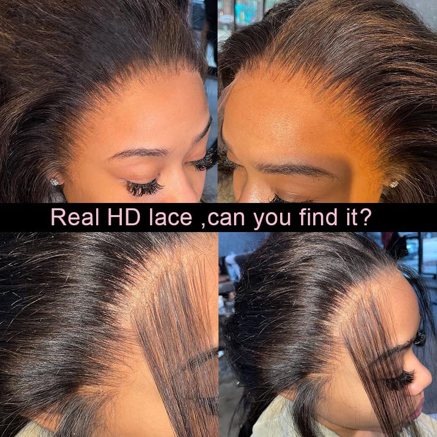 Beeos True 180% Density 5X5 Skinlike Real Hd Lace Closure Wig, Pre-Plucked Bleached All Knots Body Wave 0.10Mm Ultra-Thin Invisi