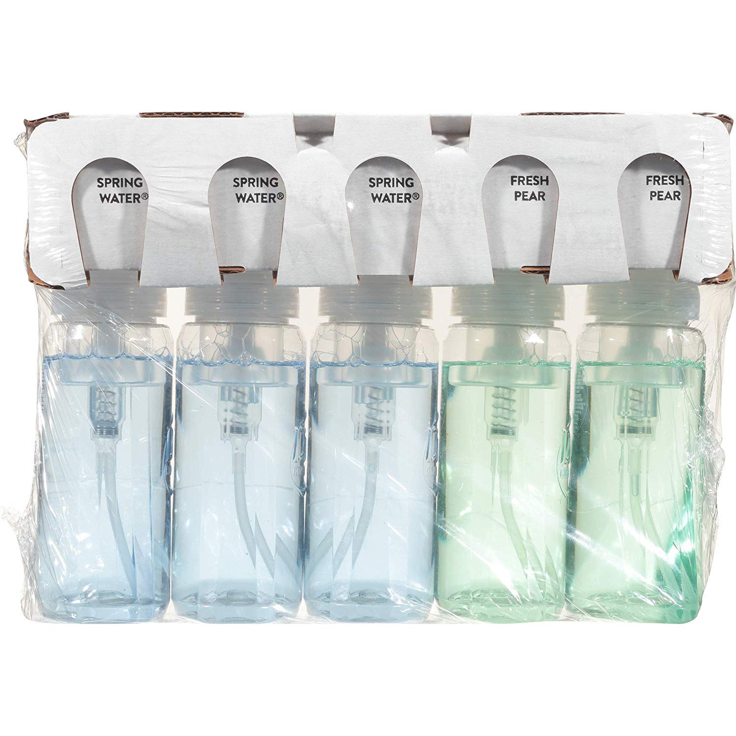 Dial Complete Antibacterial Foaming Hand Soap, 2-Scent Variety Pack, Spring Water/Fresh Pear, 7.5 Fluid Ounces Each , 5 Count (P