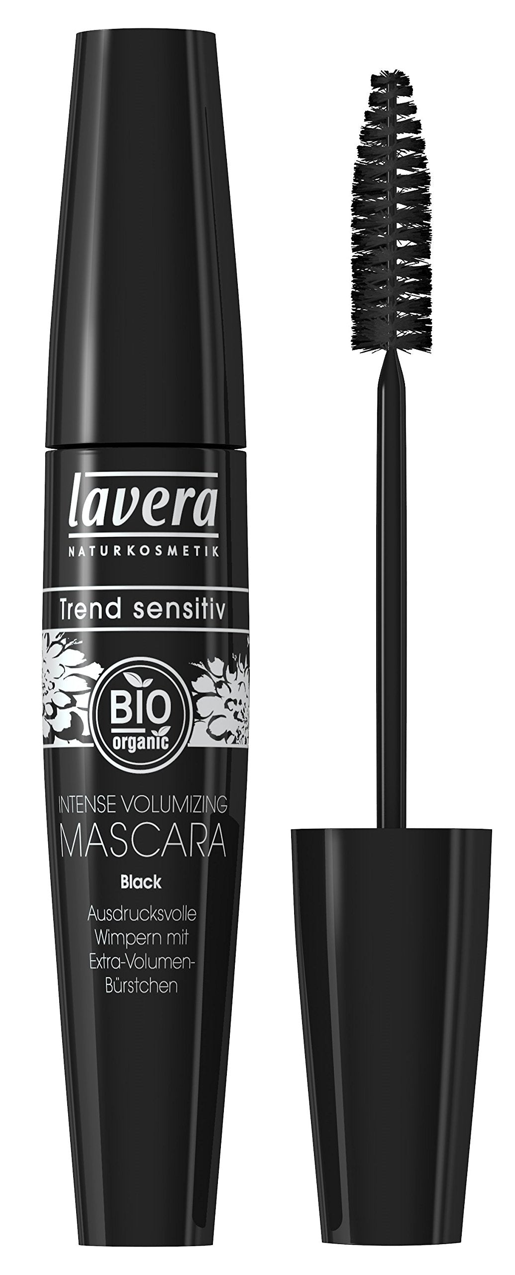 Lavera Intense Volumizing Mascara, Black, 0.43 Ounce, BIO