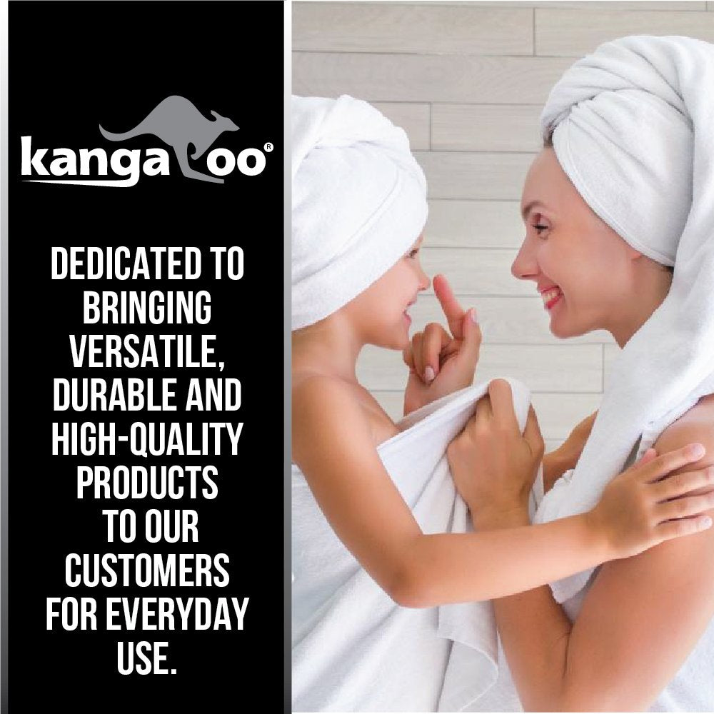 Kangaroo Luxury Chenille Bath Rug, 42X24, Extra Soft And Absorbent Shaggy Bathroom Rugs, Strong Underside, Plush Machine Wash Ca