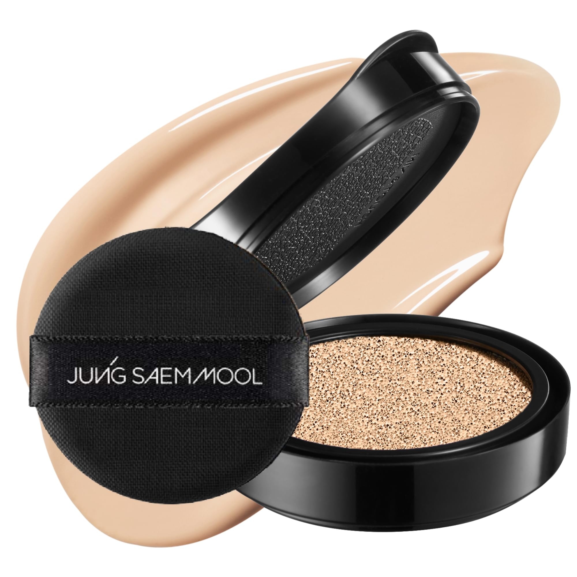 [JUNGSAEMMOOL OFFICIAL] Essential Skin Nuder Cushion (N Light) | Refill | Natural Finish | Buildable Coverage | Makeup Artist Br