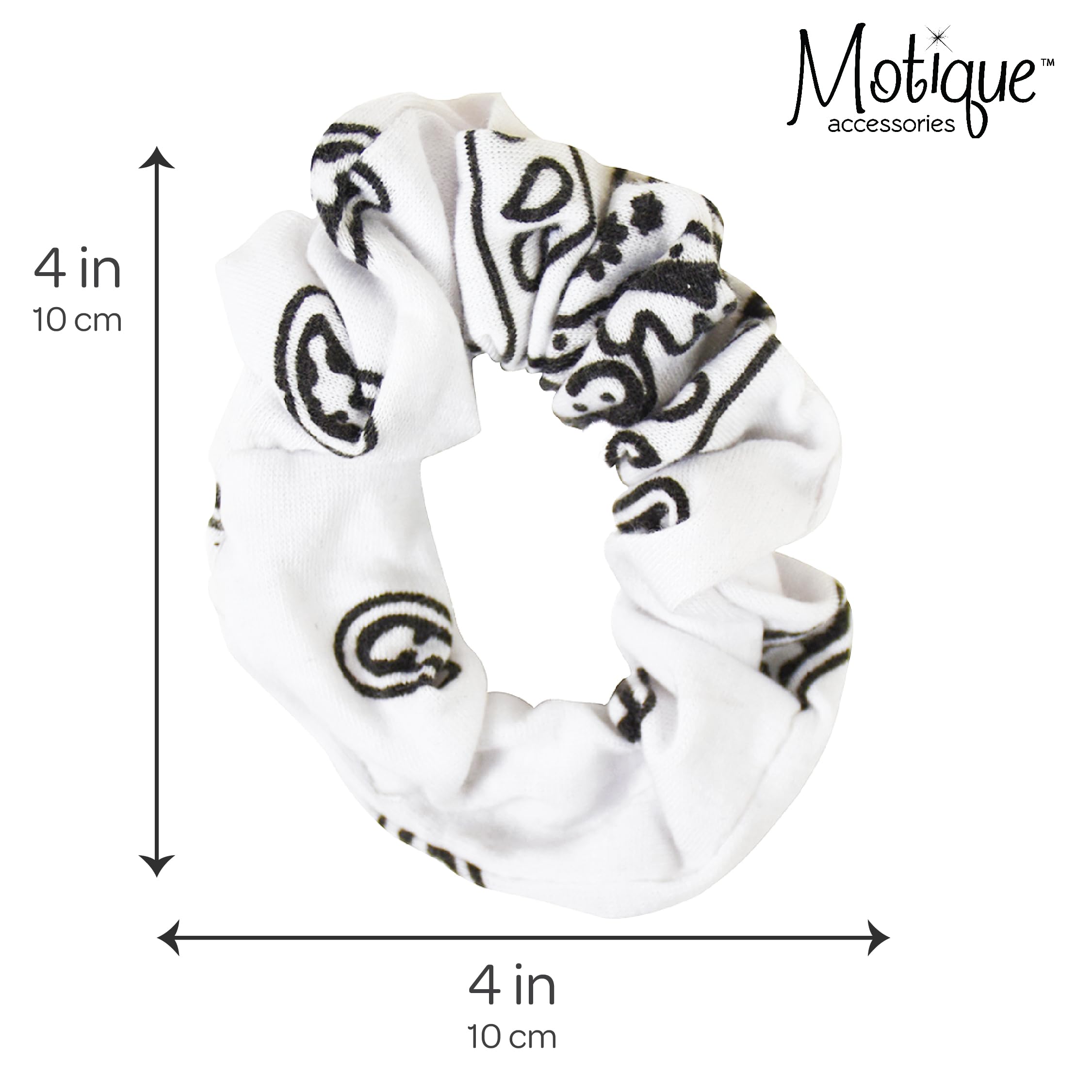 Bandana Scrunchies - Set of 6 - White