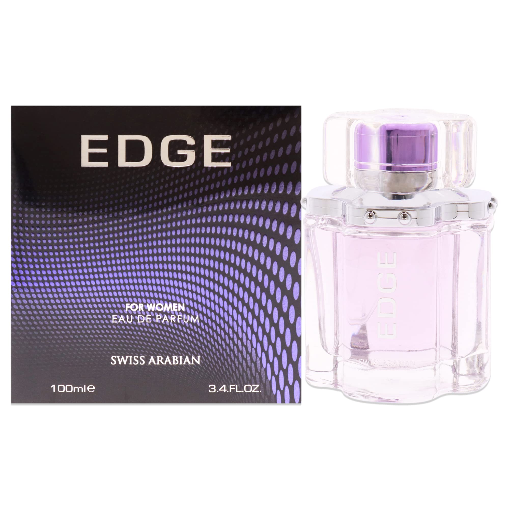 Swiss Arabian EDGE - Luxury Products From Dubai - Long Lasting And Addictive Personal EDP Spray Fragrance - A Seductive Signature Aroma - 3.4 Oz-New Condition