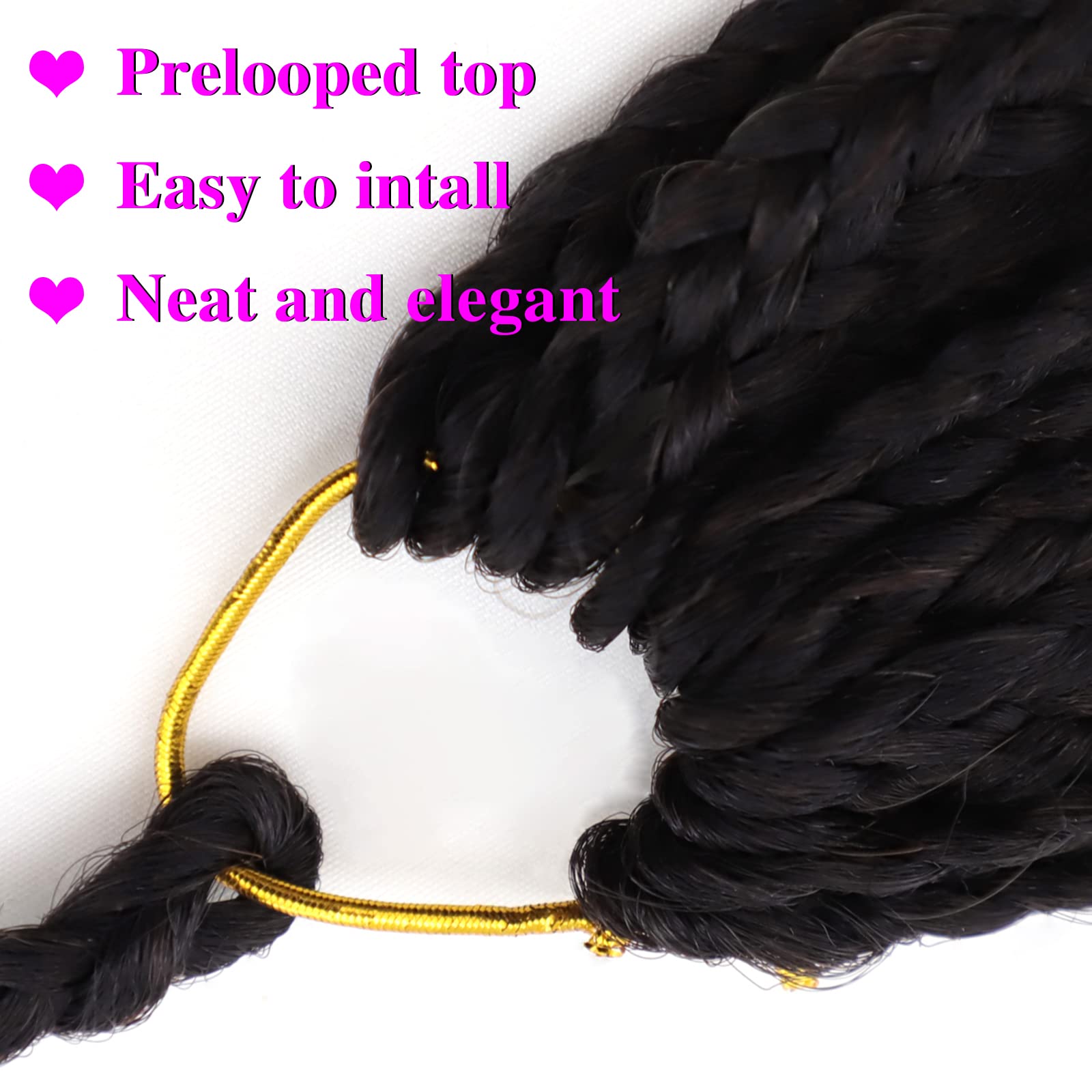 Goddess Box Braids Crochet Hair 14 Inch Boho Box Braids 8 Packs Goddess Box Braids Crochet Hair Bohomian Crochet Braids Hair Syn