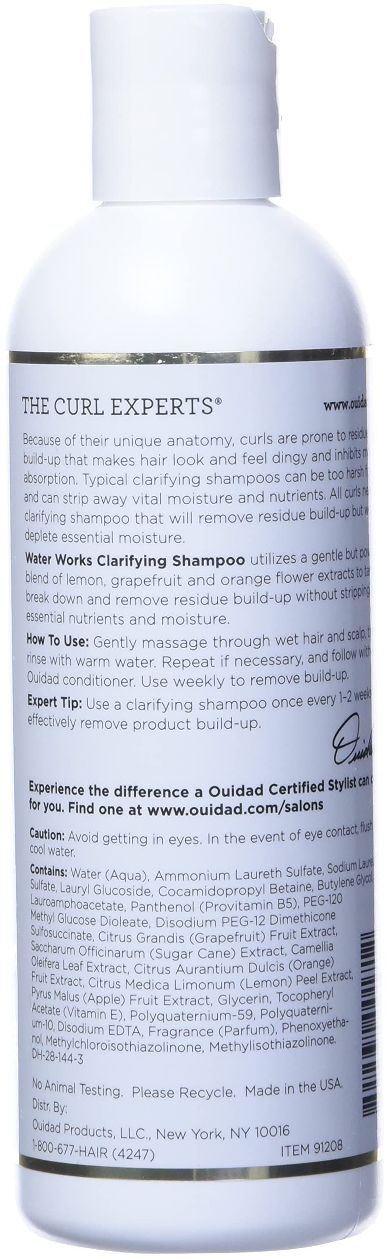 Water Works Clarifying Shampoo By Ouidad For Unisex - 8.5 Oz Shampoo