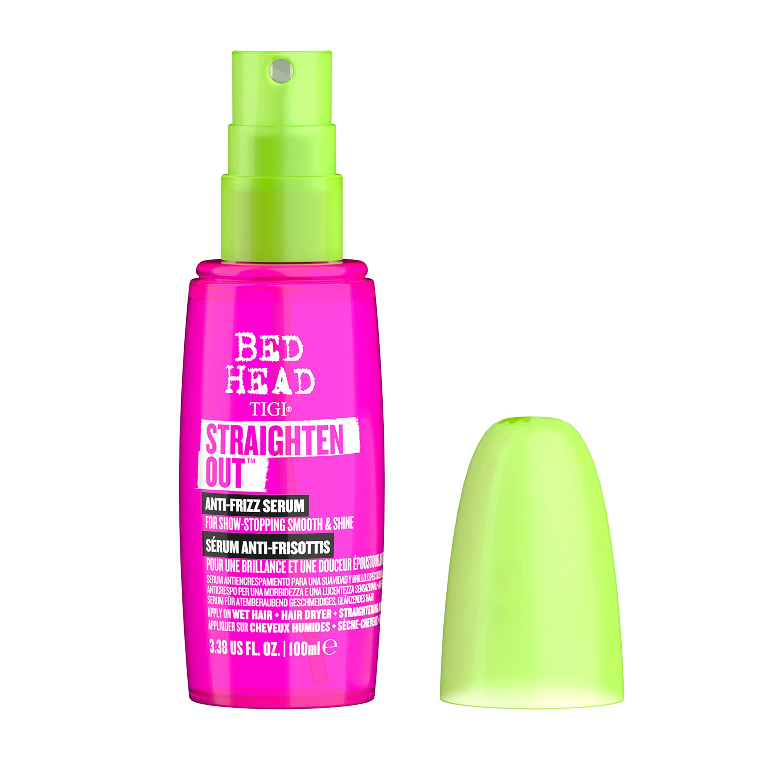 Bed Head By Tigi Straighten Out Anti Frizz Serum For Smooth Shiny Hair 3.38 Fl Oz
