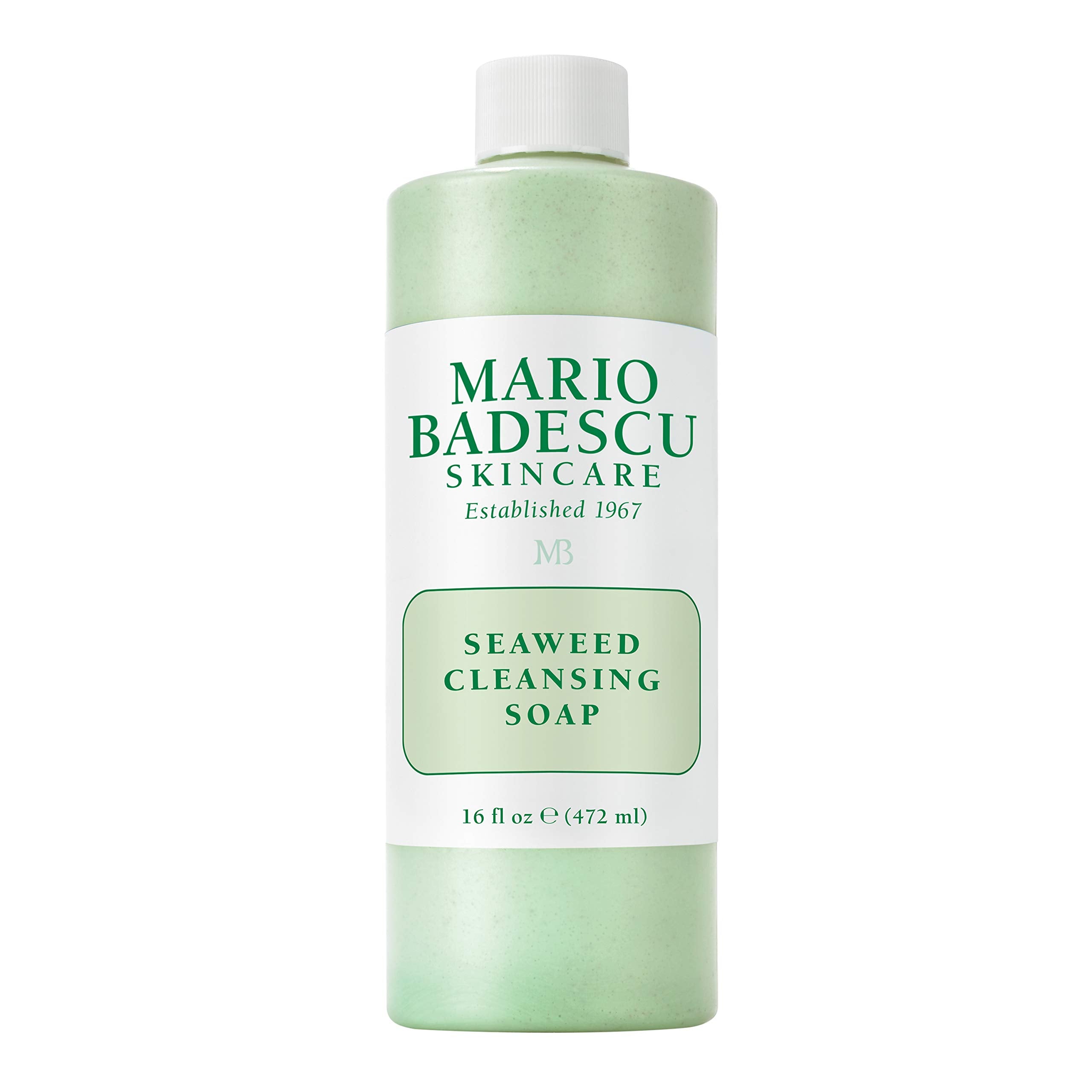 Mario Badescu Seaweed Cleansing Soap for All Skin Types |Creamy Cleanser that Gently Exfoliates |Formulated with Seaweed Grains 