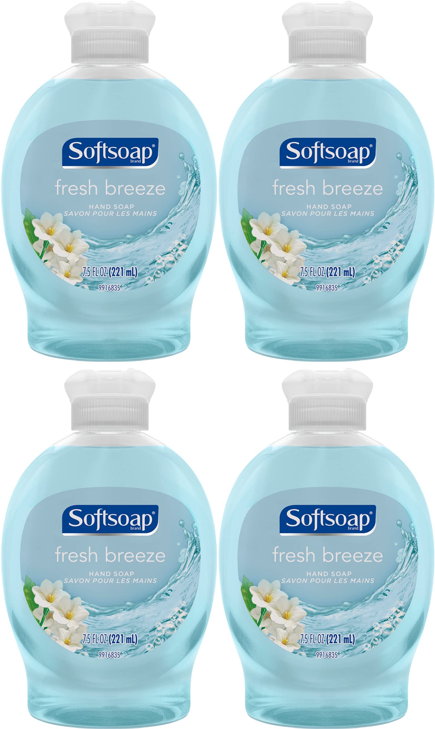 Softsoap Hand Soap Fresh Breeze - 7.5 oz, Pack of 4