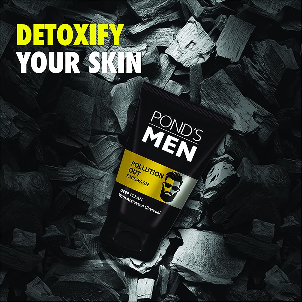 Pond's Men Pollution Out Face Wash, 100g