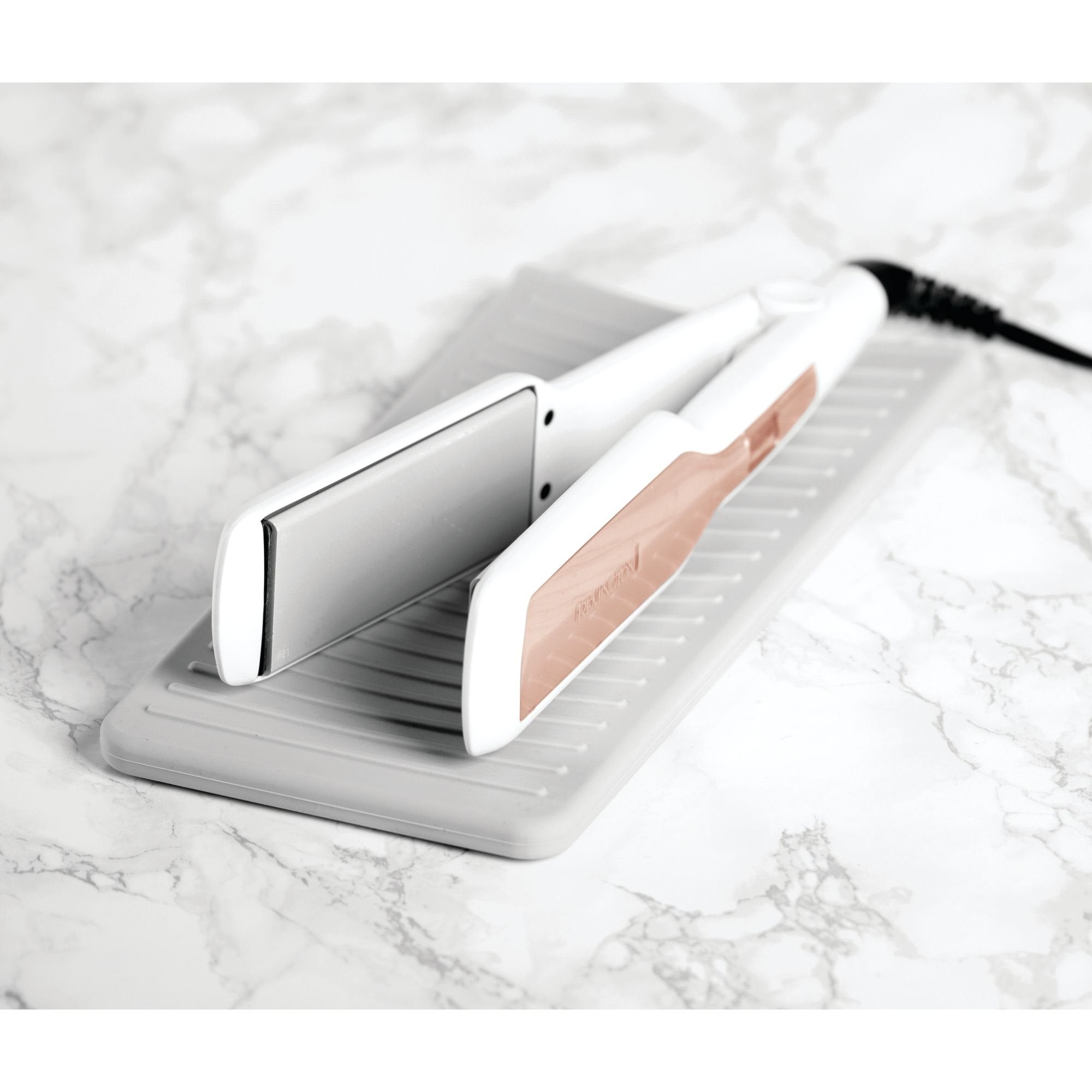 IDesign 23433 iDesign Silicone Heat-Resistant Hair Styling Tools Storage and Travel Pouch for Curling Irons, Straighteners, Wand