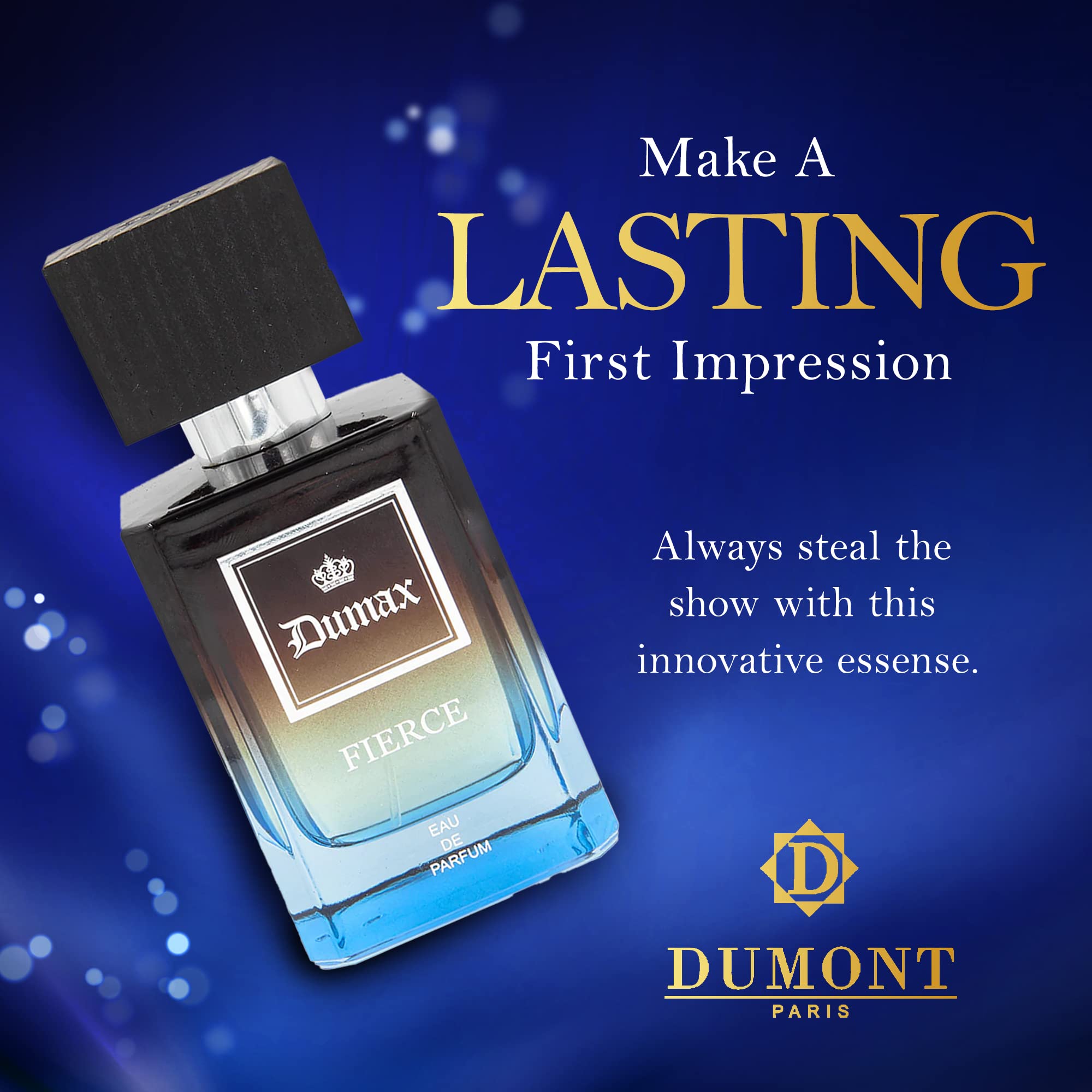 Dumont FIERCE - 3.4oz - Unisex Perfume for Men & Women - Spicy, Fruity & Musky Fragrances - Long Lasting Cologne Mist & Body Spr