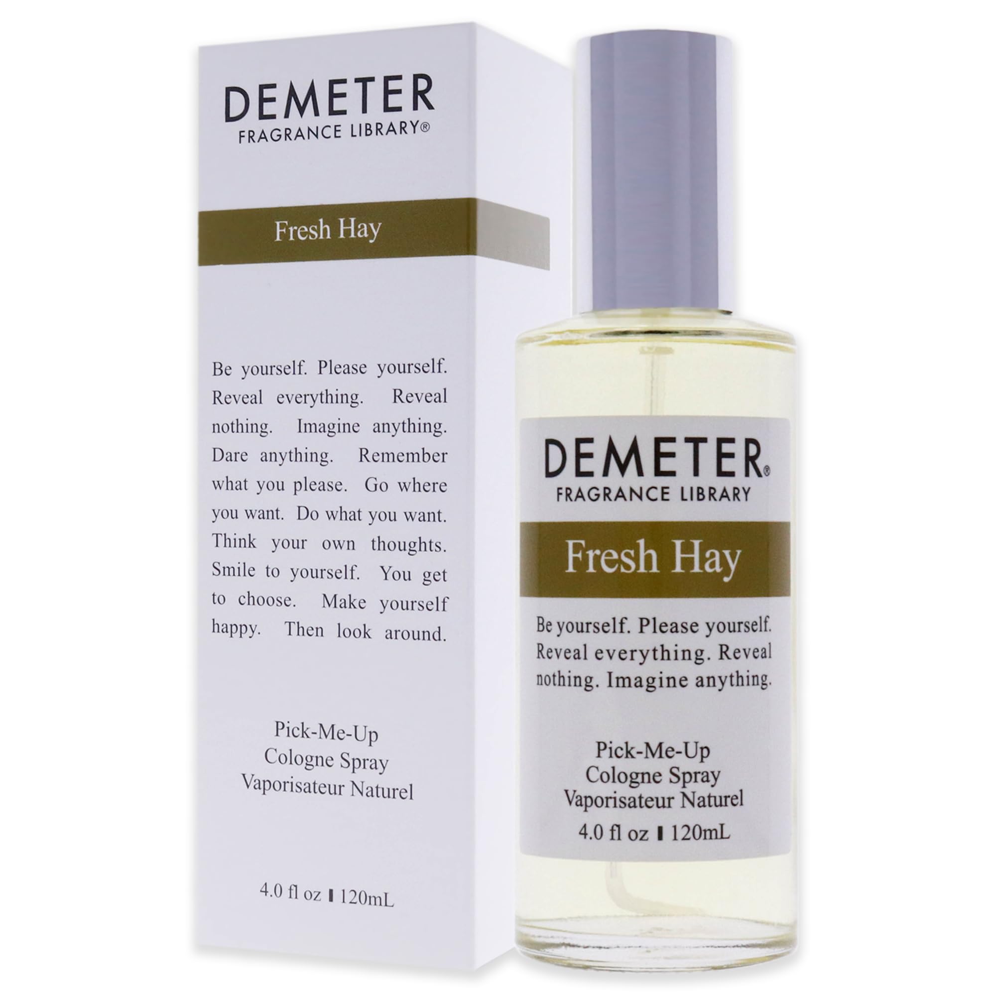 Demeter Fresh Hay Eau De Cologne Spray For Women, 4 Ounce