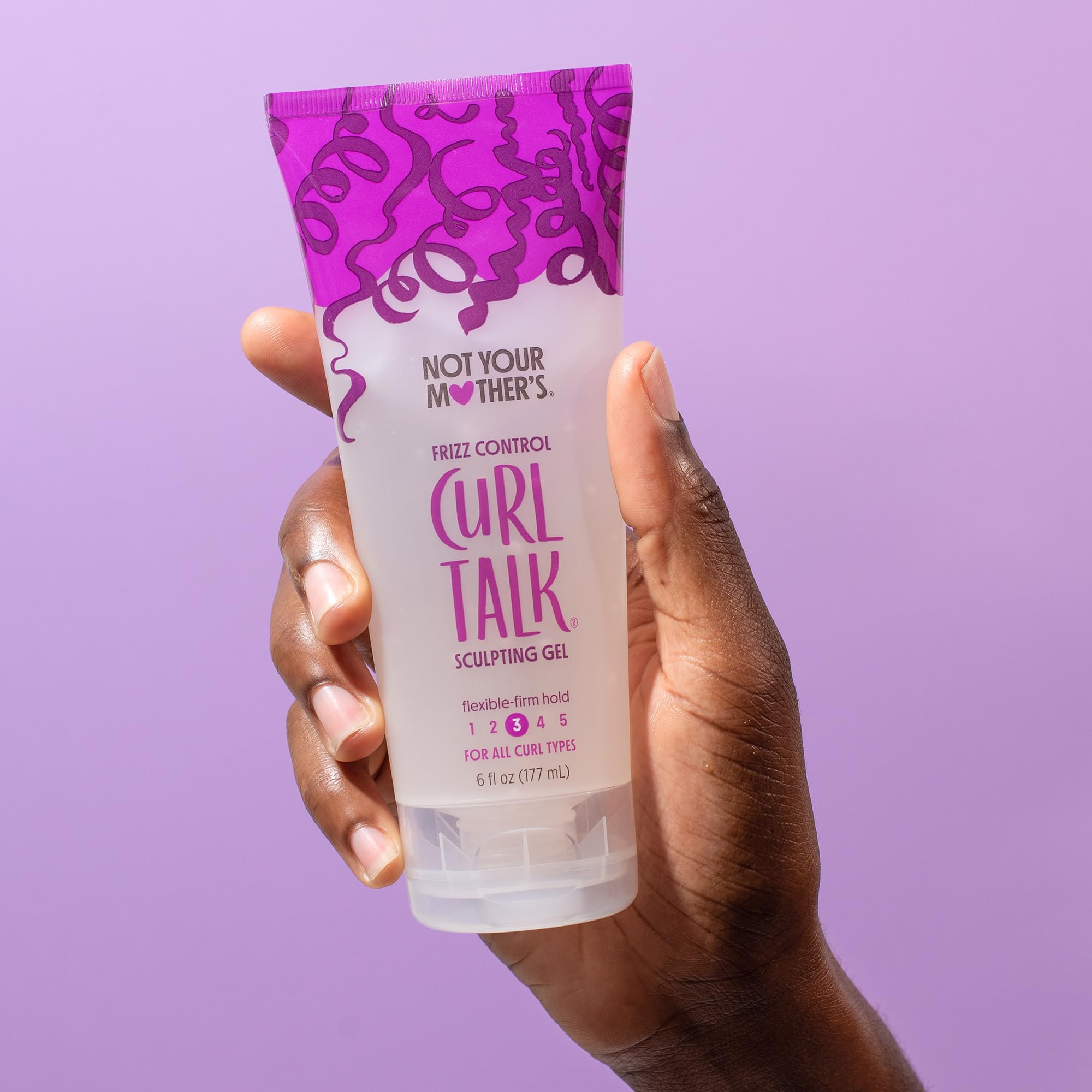 Not Your Mother's Curl Talk Frizz Control Sculpting Gel & Defining Cream (2-Pack) - 6 fl oz - Formulated with Rice Curl Complex