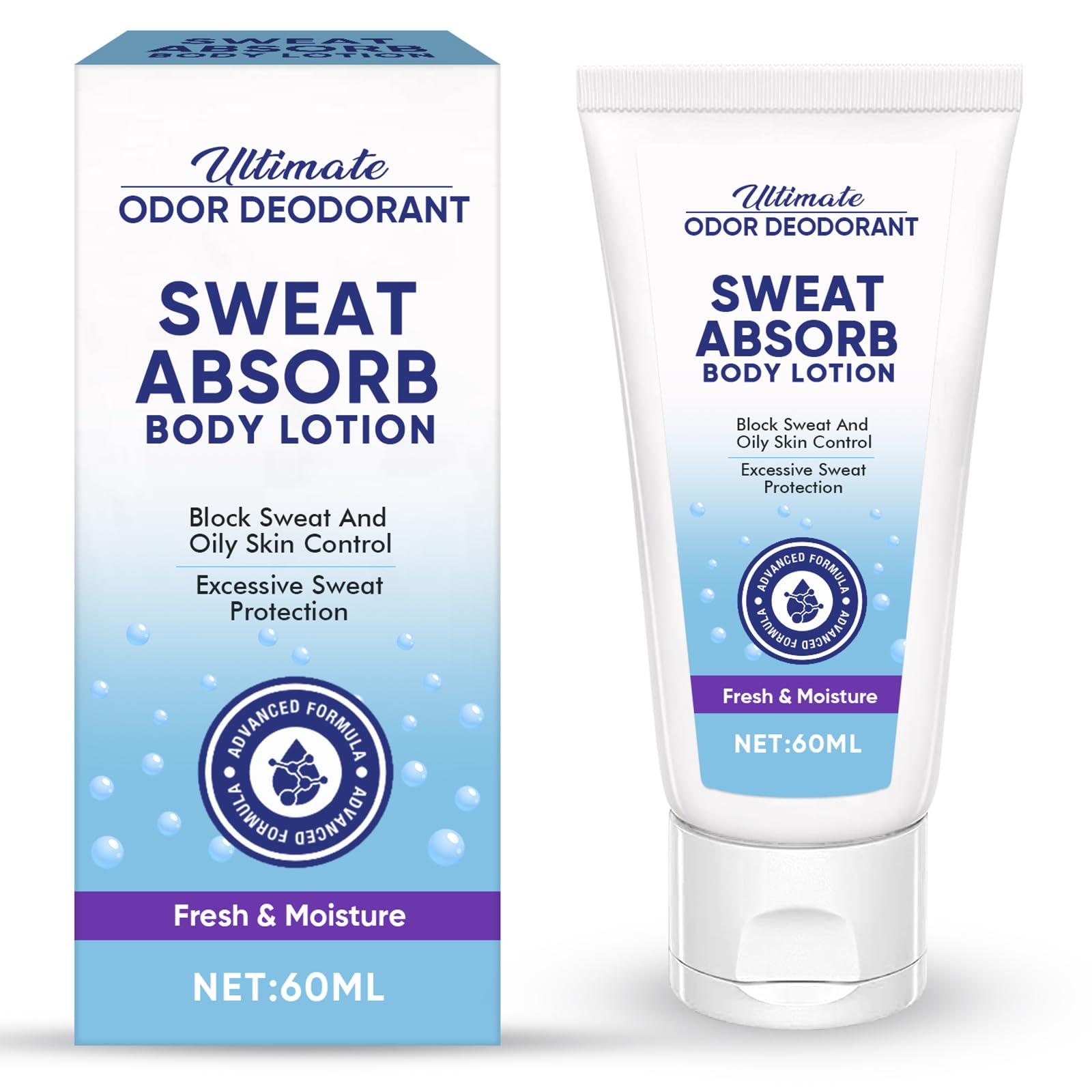 Face Antiperspirant  Face Sweat Blocker for Forehead, Face, Scalp & Cheek, Controls Oil, Reduces Sweat, Suitable for Men & Wome