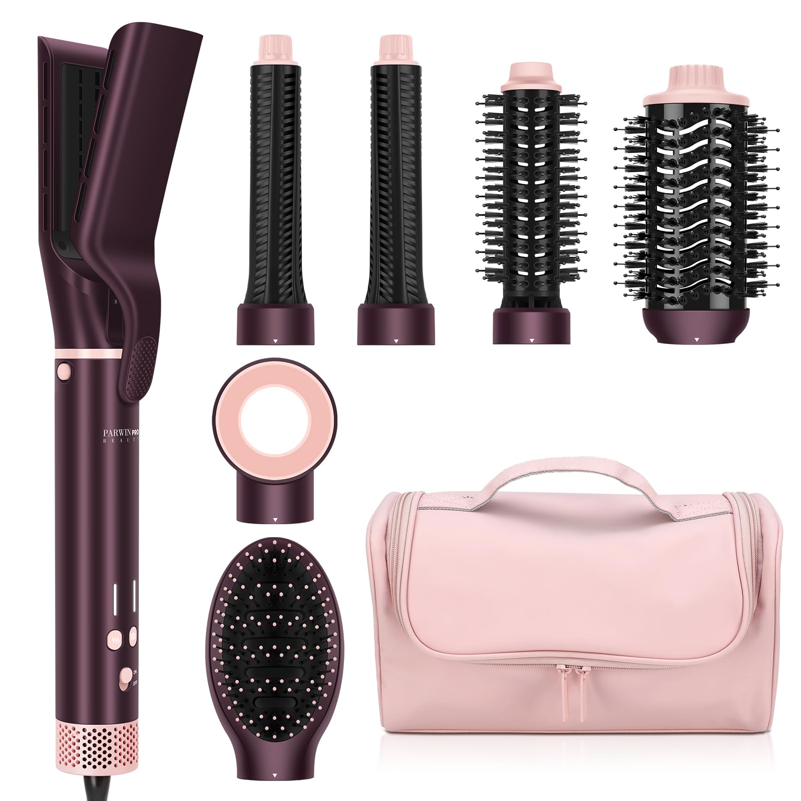 7in1 Hot Air Styler,MaxAIR 2.0,Travel Dual Voltage MultiStyler Set