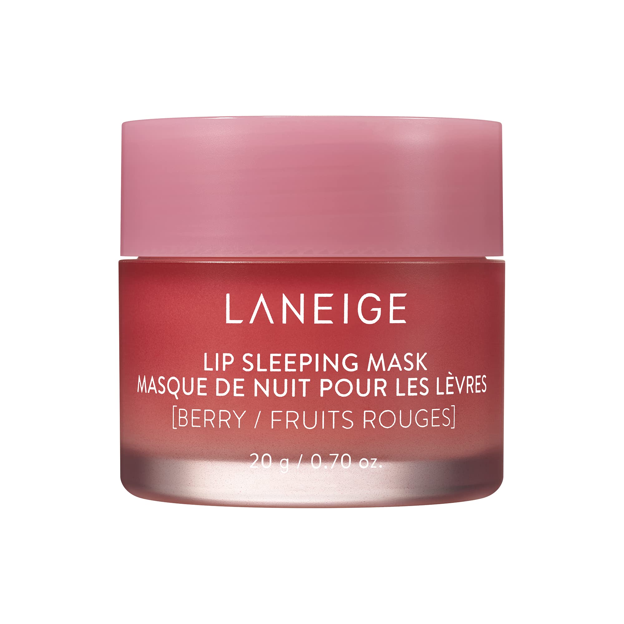 LANEIGE Lip Sleeping Mask - Berry, 0.7 Ounce, Clear, Model 8809643053273