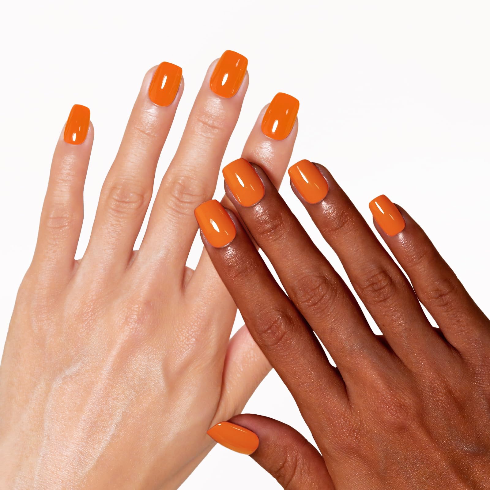 Firedeep Neon Orange Gel Nail Polish Orange Nail Polish Uv/Led Soak Off Gel Polish For Autumn And Halloween 0.54 Fl Oz 1Pcs