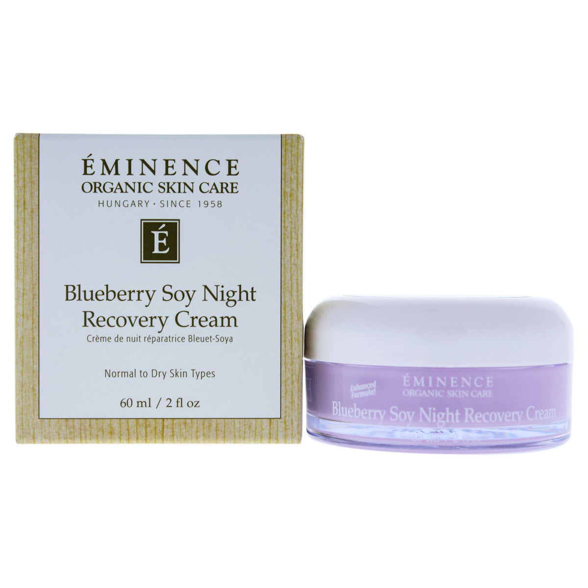 Blueberry Soy Night Recovery Cream By Eminence For Unisex - 2 Oz Cream