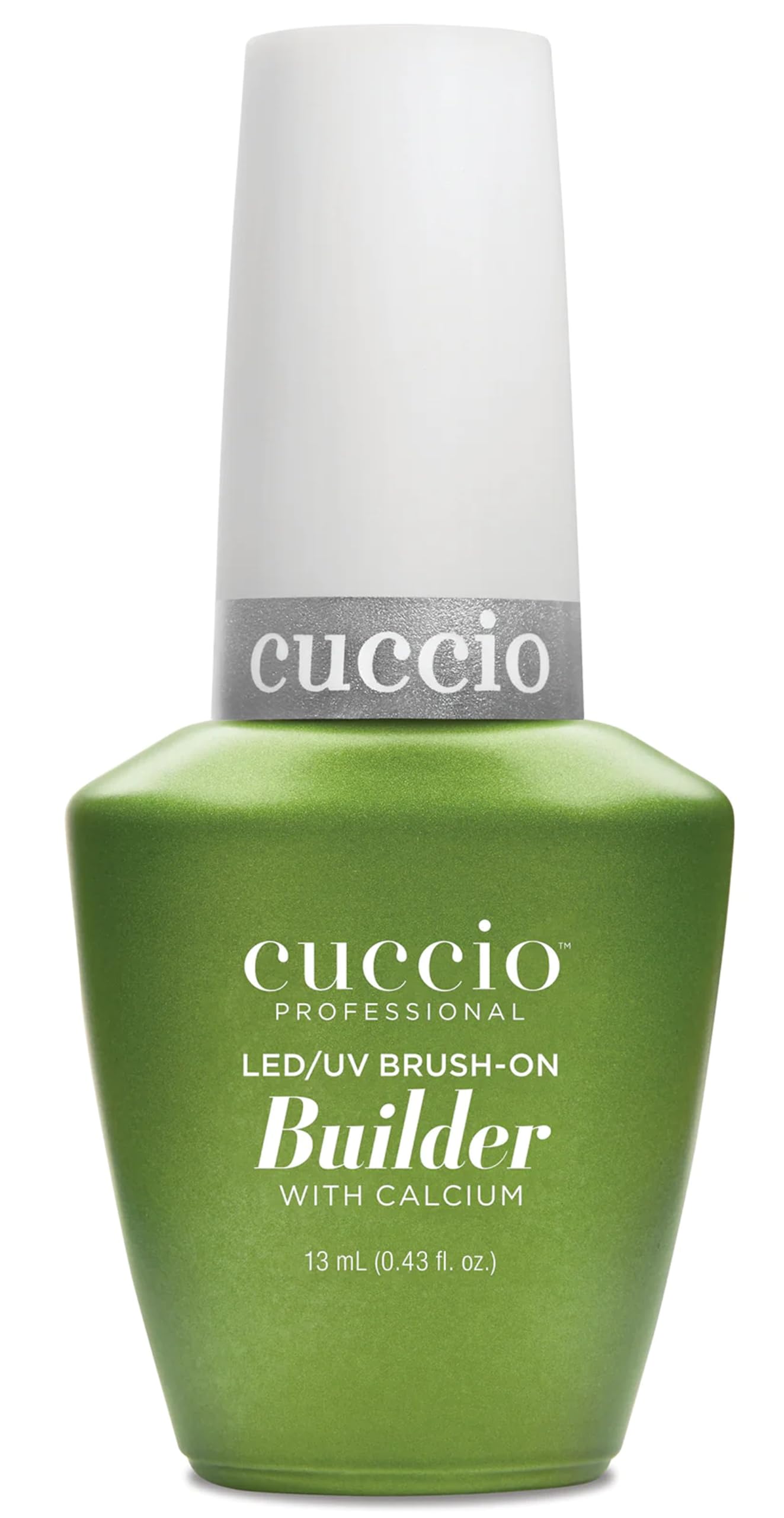 Cuccio Pro Brush-On Builder Gel With Calcium - LED And UV Self-Levelling Lightweight Formula - Soak-Off Gel Product With Strengt