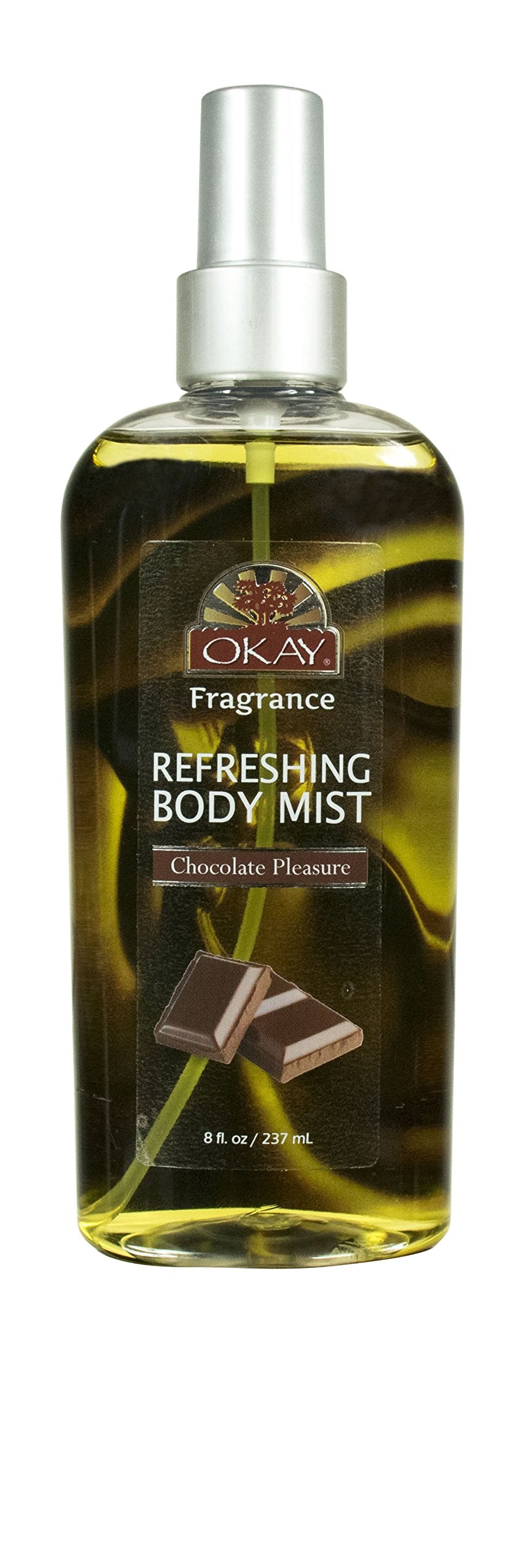 OKAY CHOCOLATE PLEASURE REFRESHING BODY MIST 8oz / 237ml