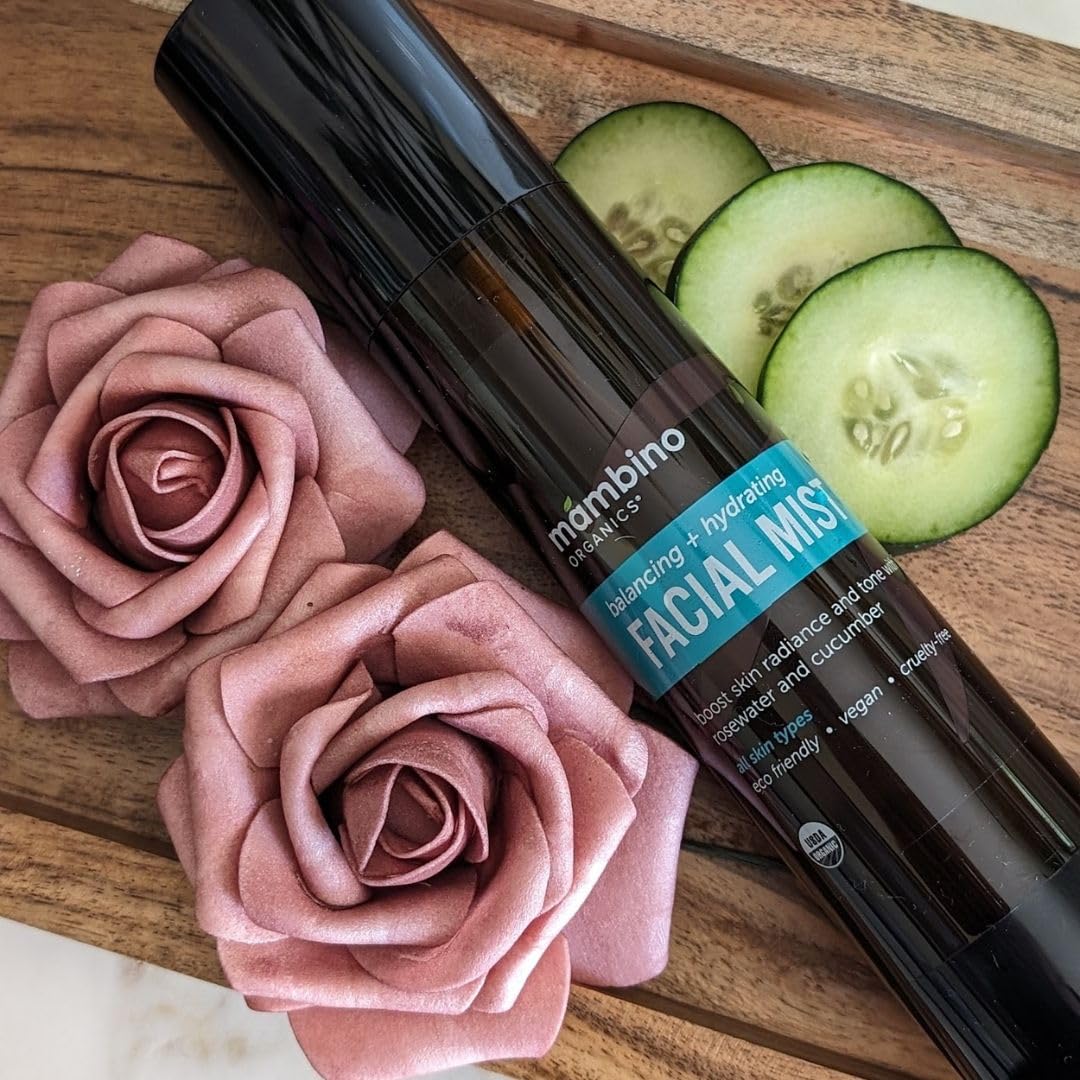 Mambino Facial Mist & Toner (2 Fl OZ, Rose)