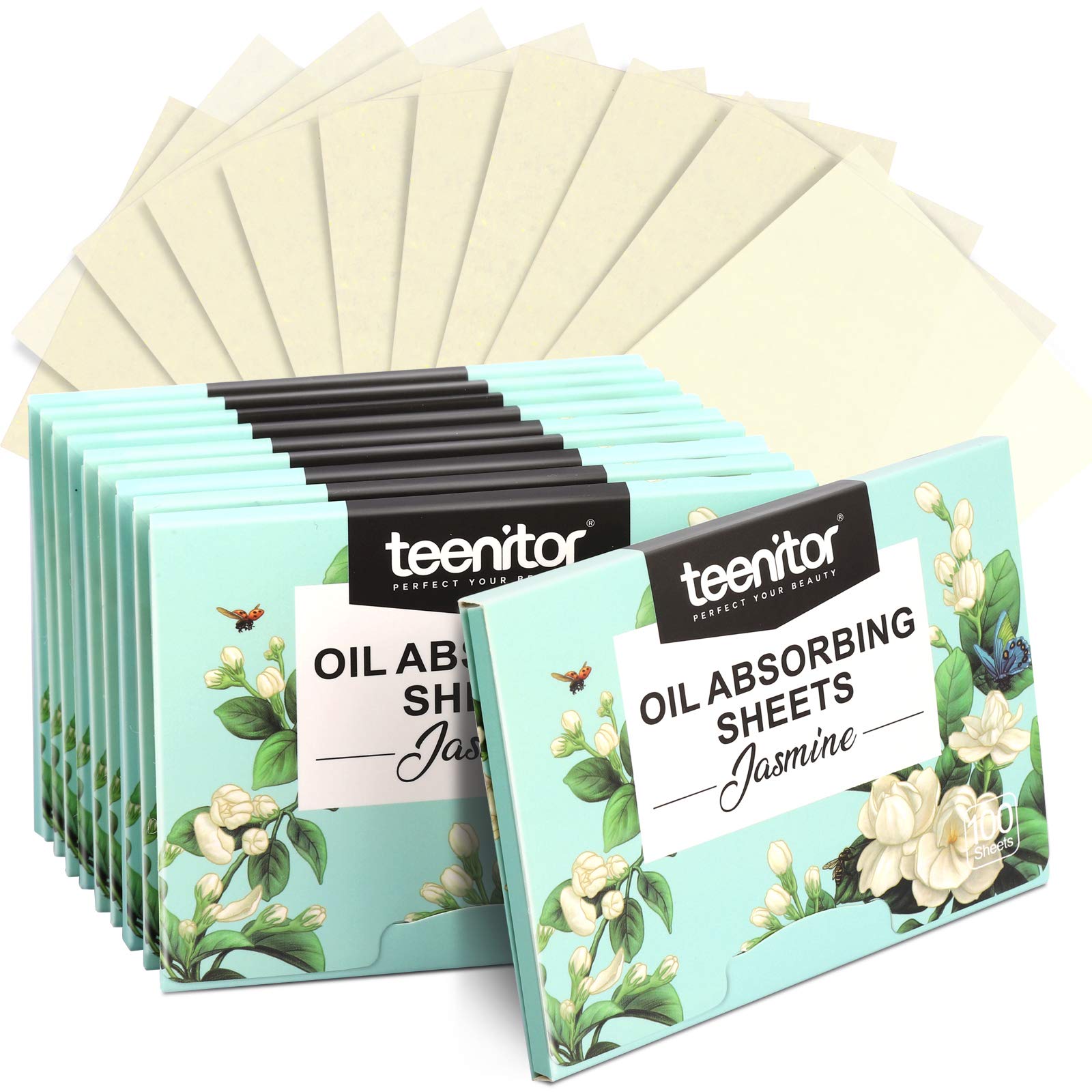 Teenitor 1000 Counts Oil Absorbing Sheets, Oil Blotting Paper, Oil Absorbing Tissues, Face Facial Natural Oil Control Film Blott